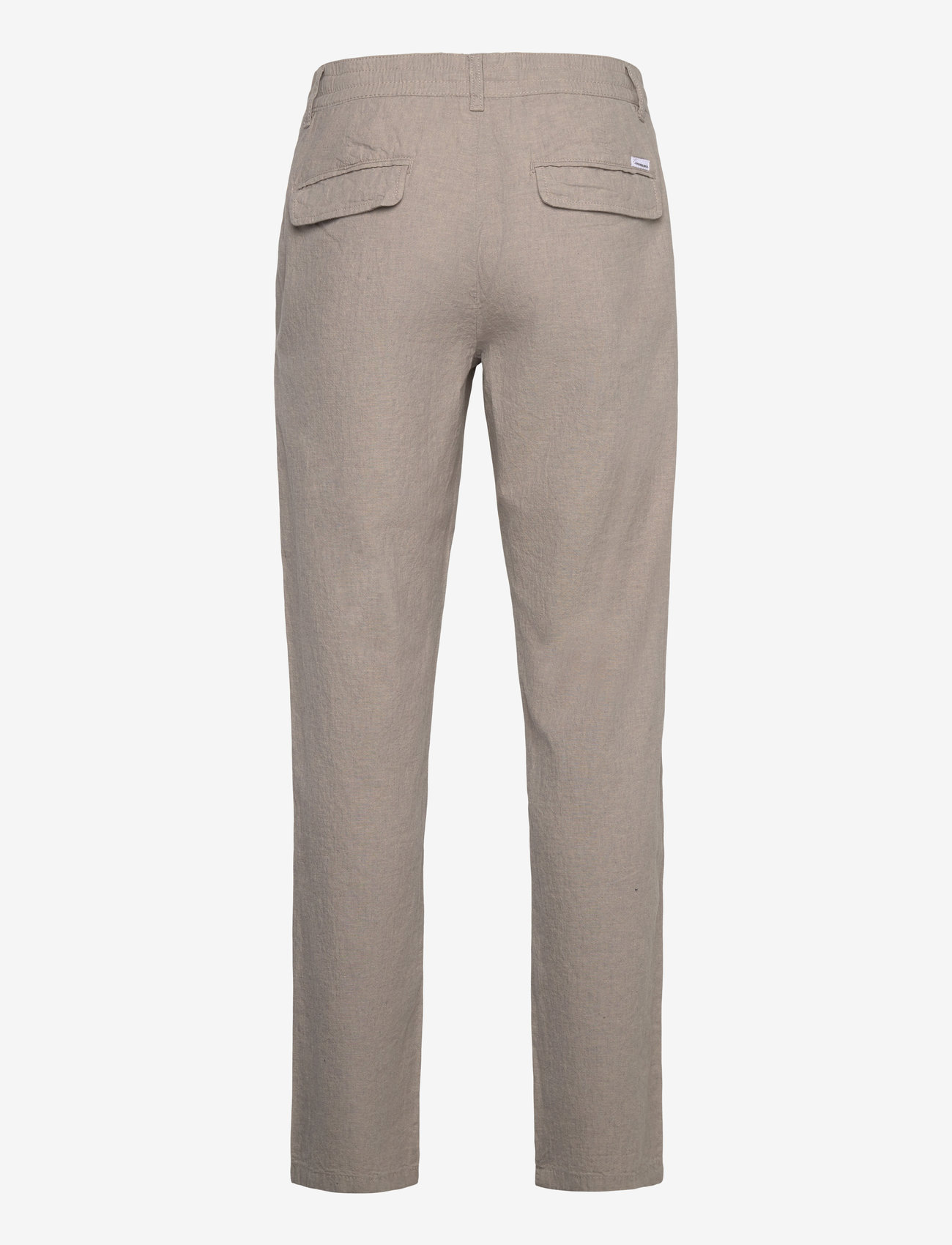 Lindbergh - Linen pants - höstkläder - grey - 1