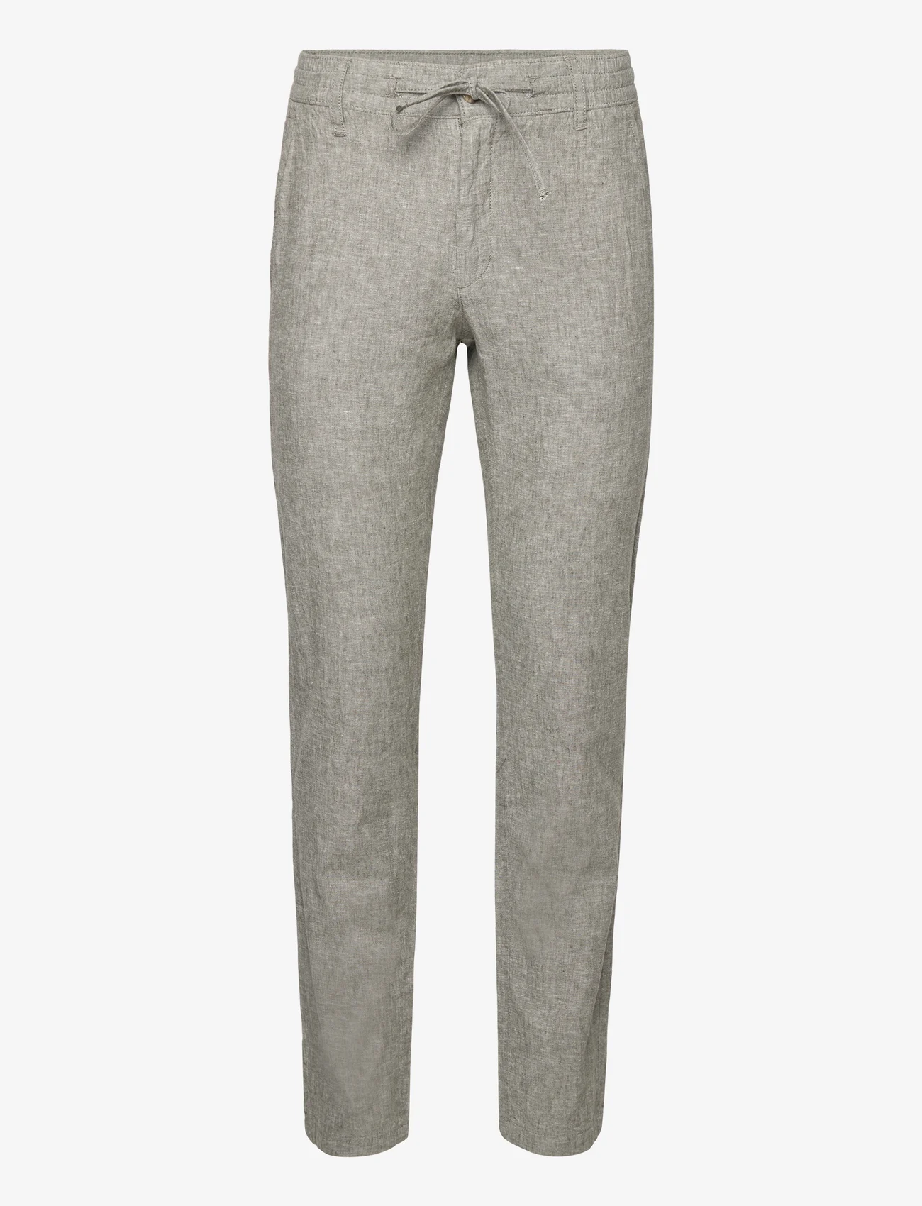 Lindbergh - Linen pants - linen trousers - lt army - 0