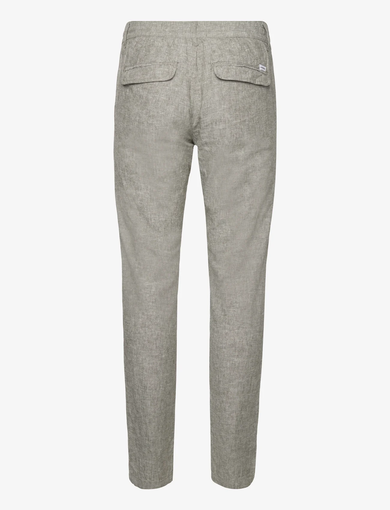 Lindbergh - Linen pants - linen trousers - lt army - 1
