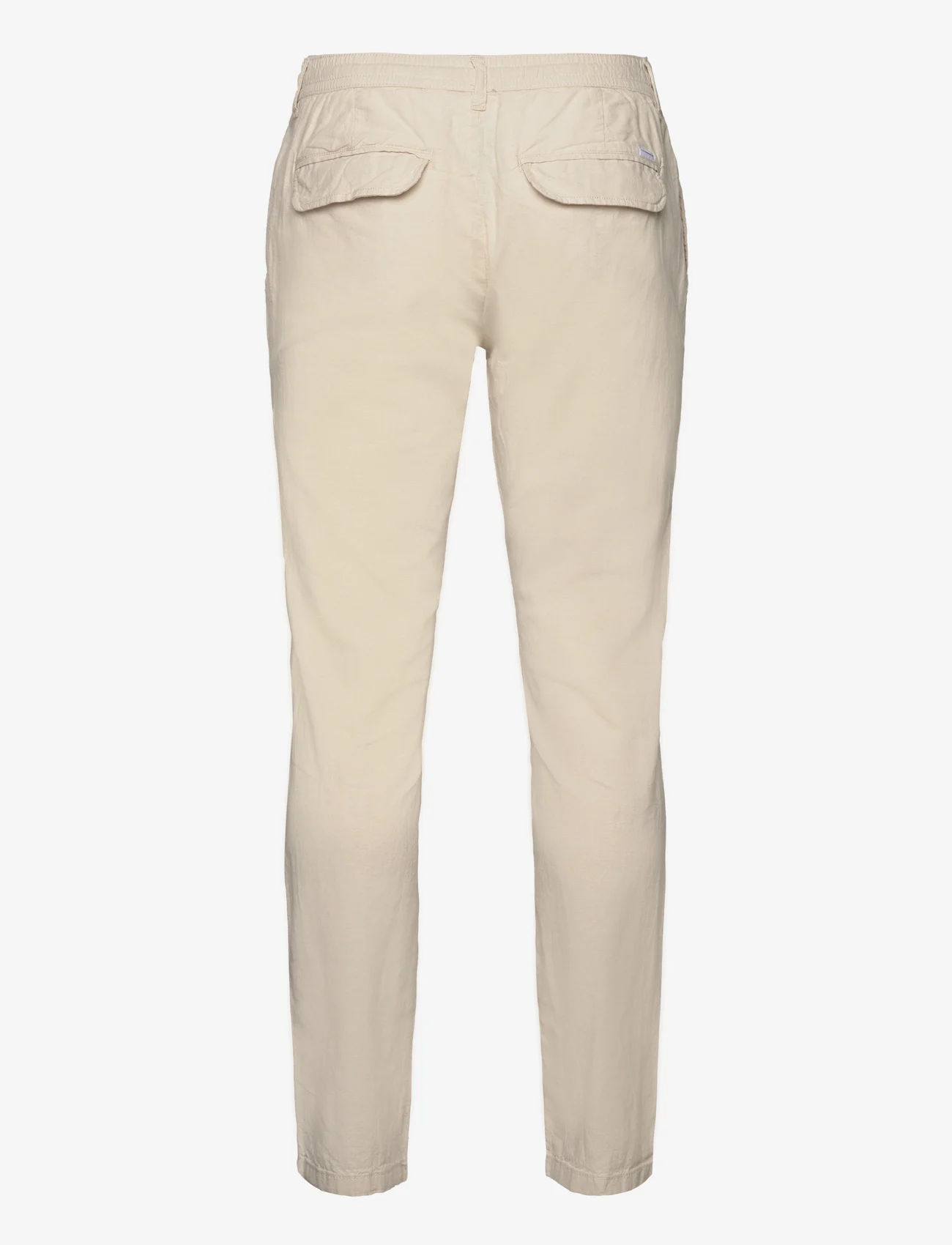 Lindbergh - Linen pants - linnen broeken - lt sand - 1