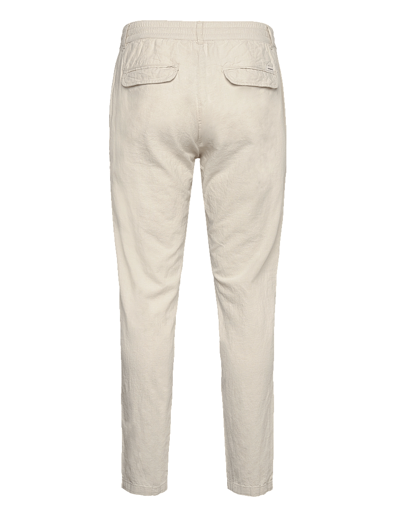 Lindbergh - Linen pants - hørbukser - lt sand - 2