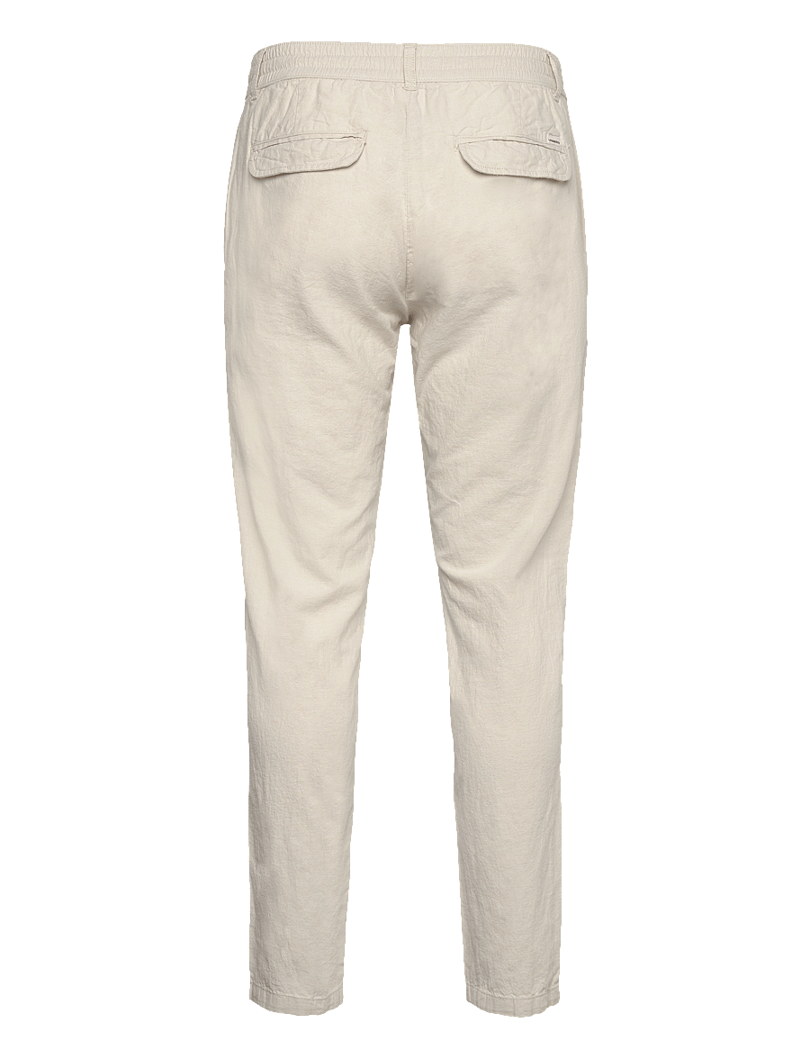 Lindbergh - Linen pants - linnebyxor - lt sand - 2