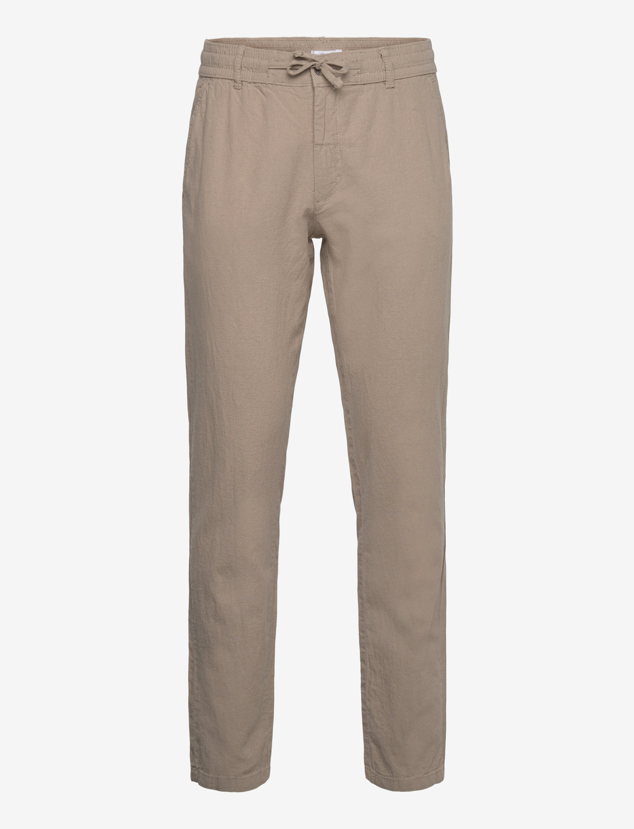 Lindbergh - Linen pants - efterårstøj - sand - 1