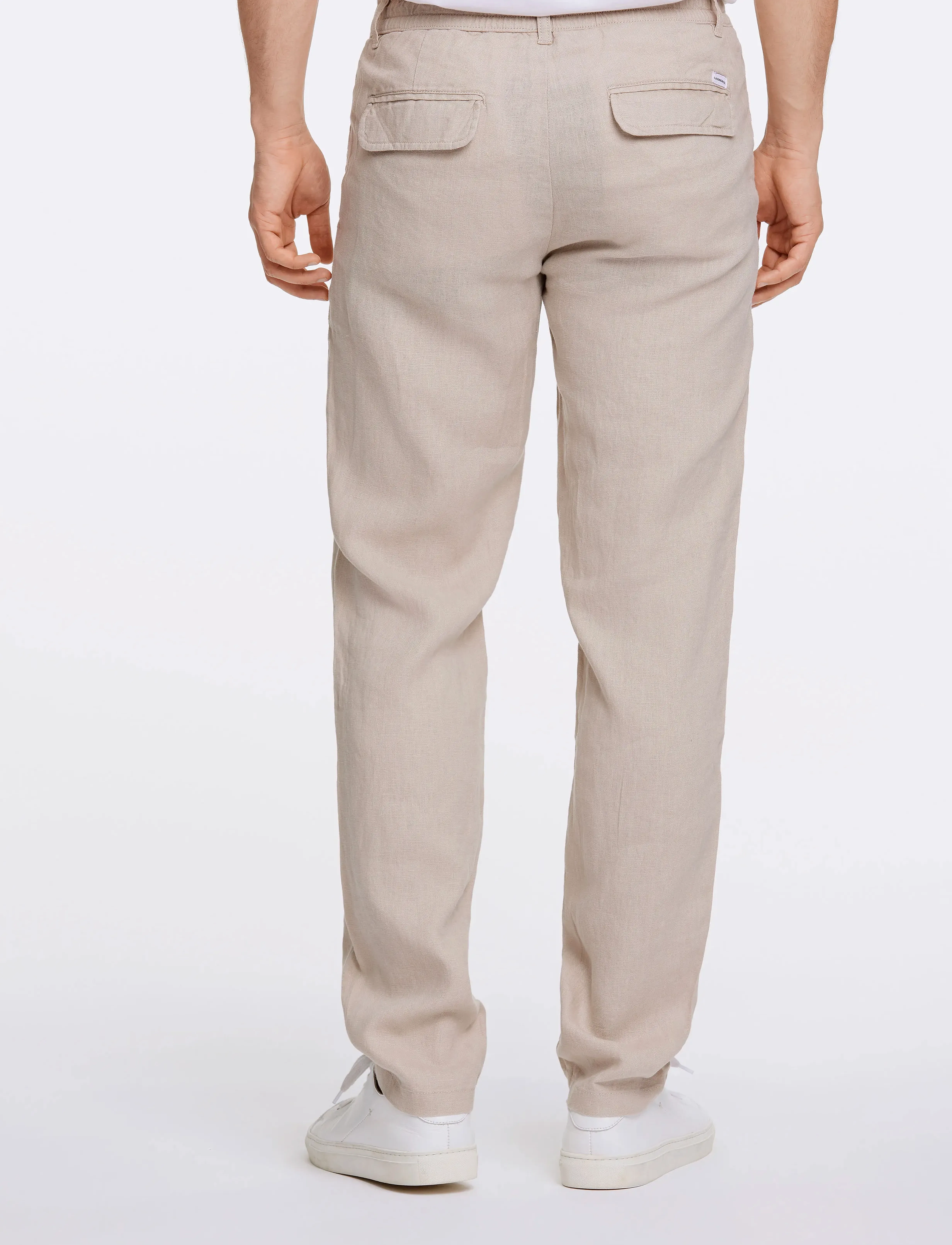 Lindbergh - Linen pants - linen trousers - sand - 3