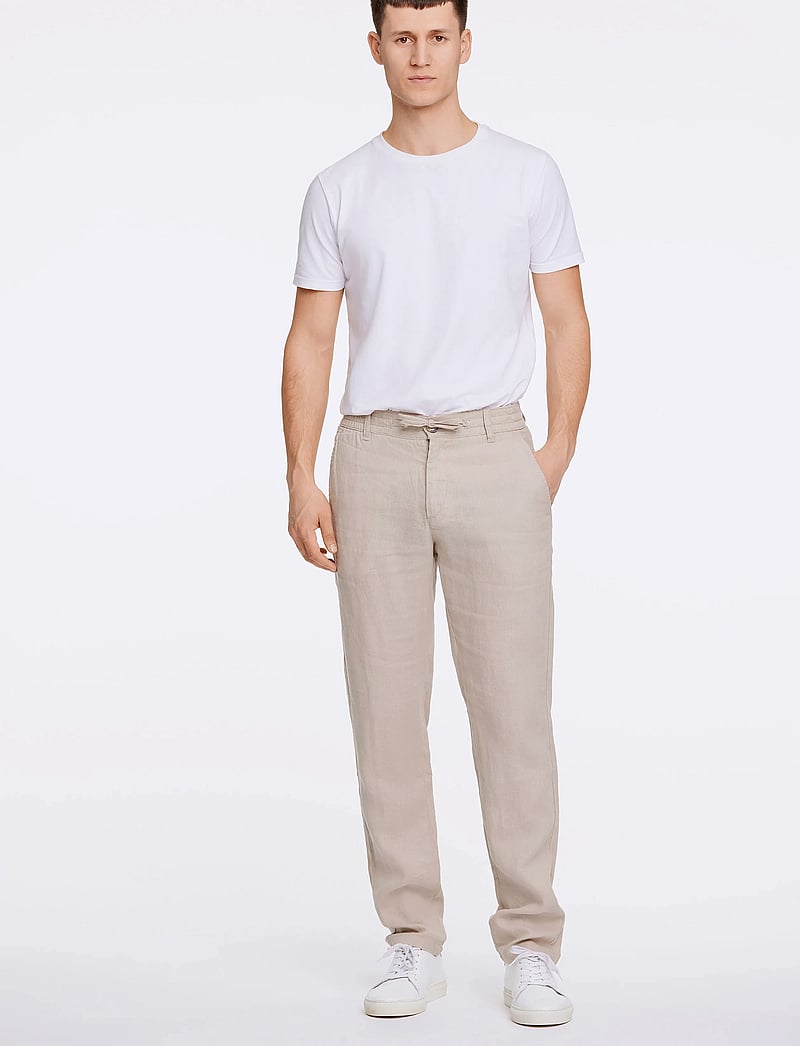 Lindbergh - Linen pants - linased püksid - sand - 4