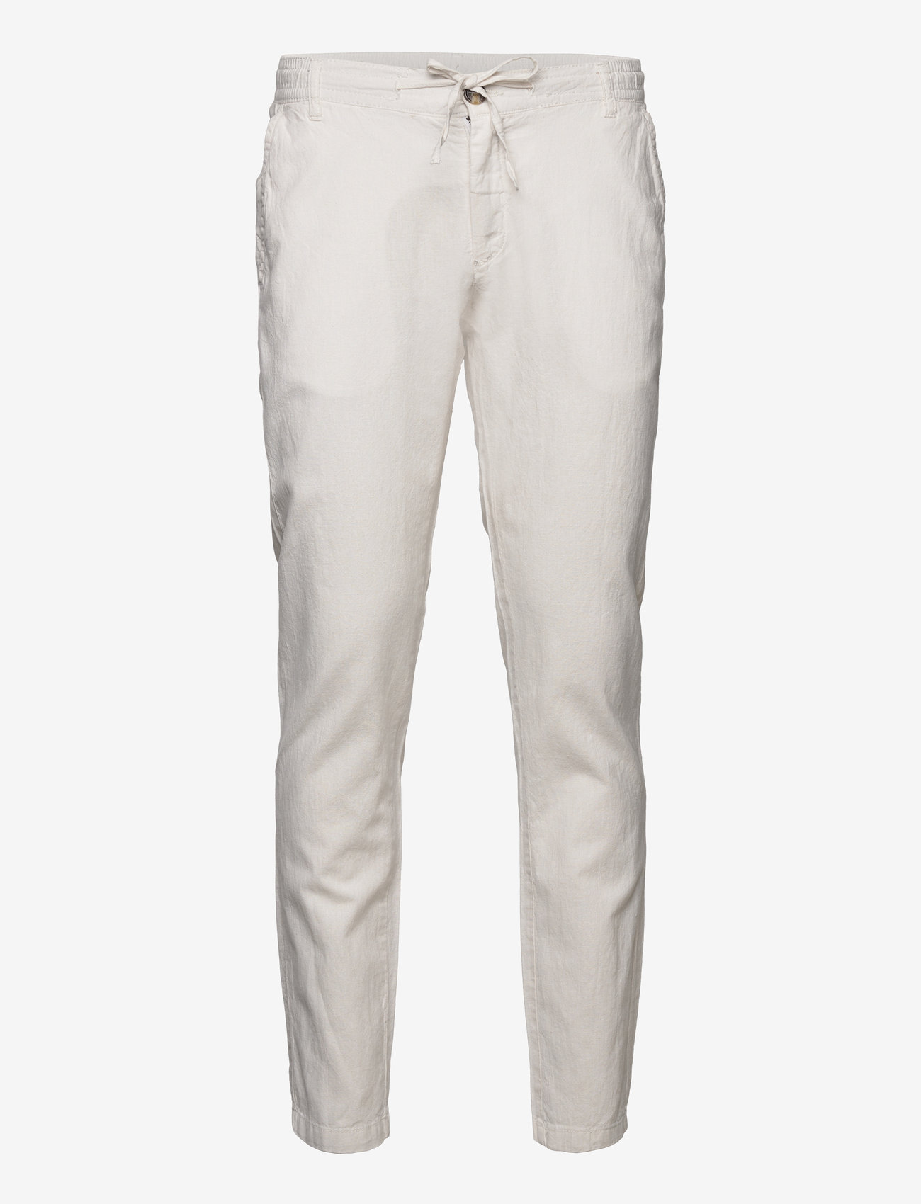 Lindbergh - Linen pants - hørbukser - white - 1