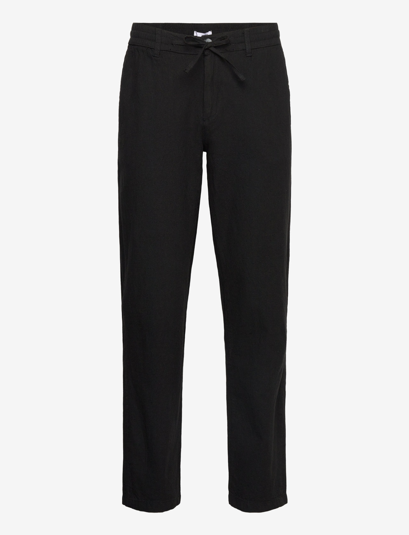 Lindbergh - Linen pants - efterårstøj - black - 1