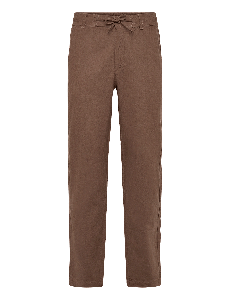 Lindbergh - Linen pants - leinenhosen - brown - 1