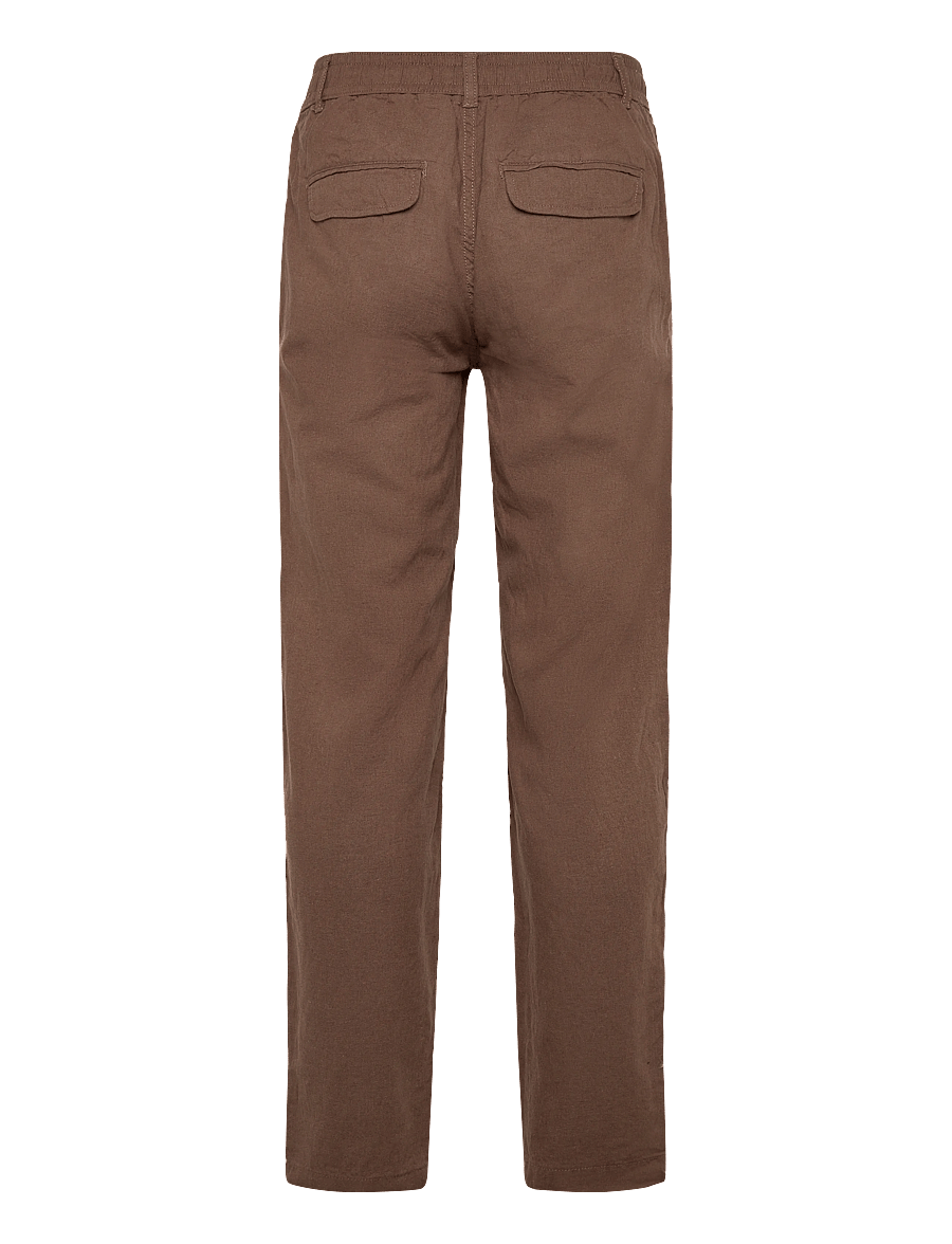 Lindbergh - Linen pants - linased püksid - brown - 2