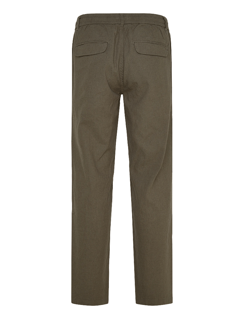 Lindbergh - Linen pants - leinenhosen - dk army - 2