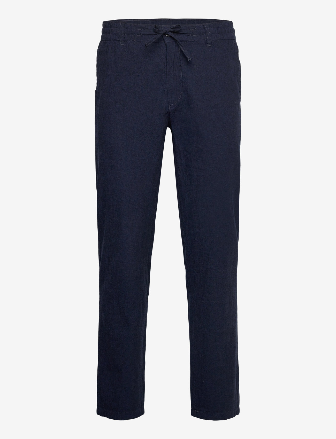 Lindbergh - Linen pants - hørbukser - dk blue - 1