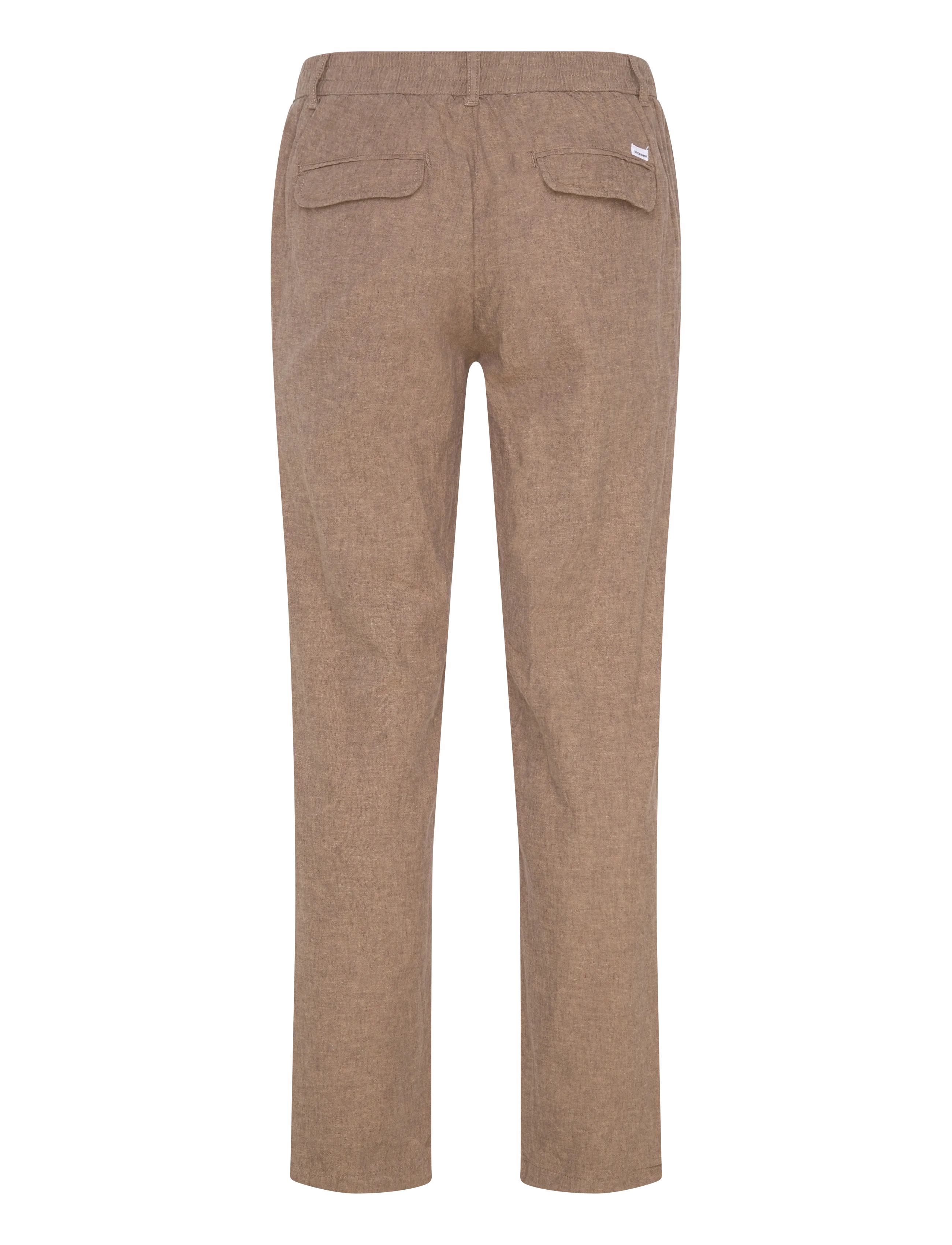 Lindbergh - Linen pants - linnebyxor - dk stone - 2