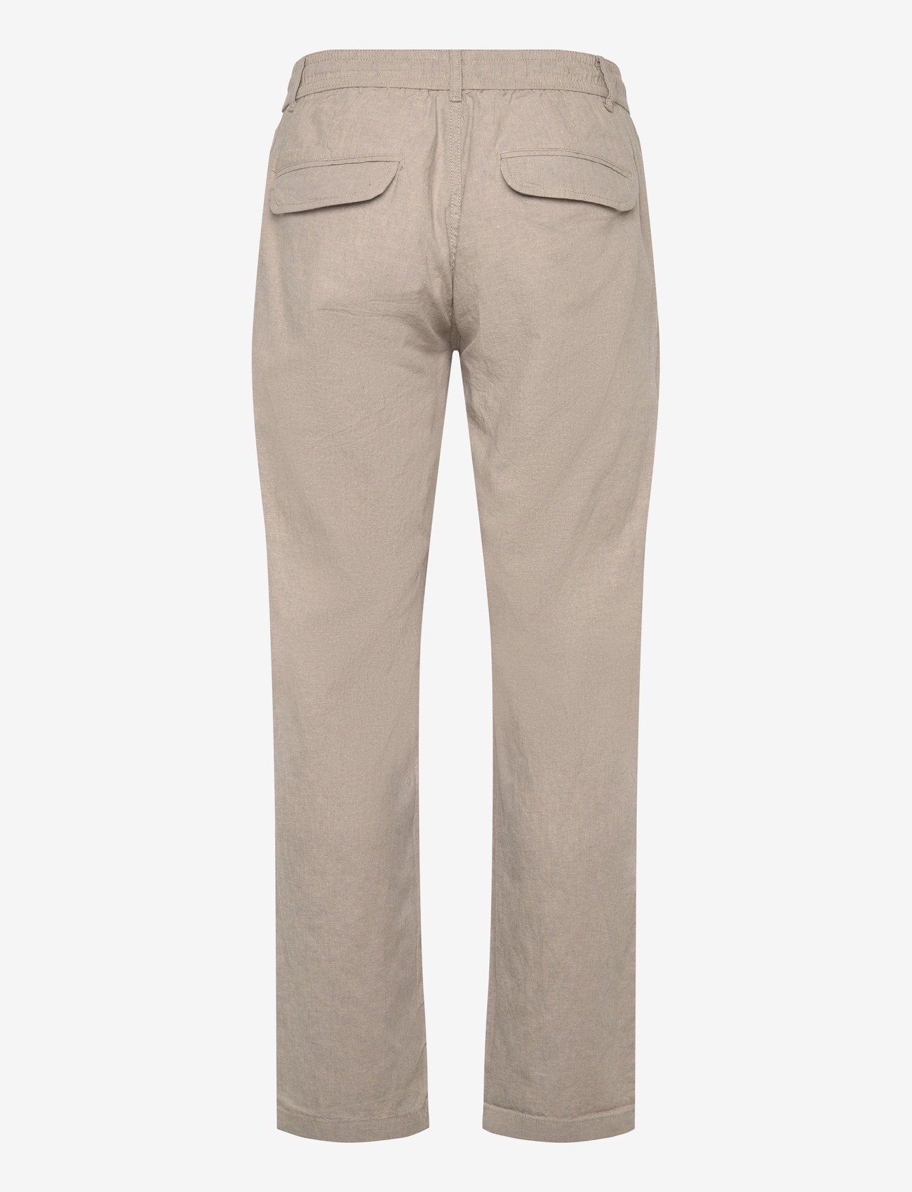 Lindbergh - Linen pants - hørbukser - grey - 2