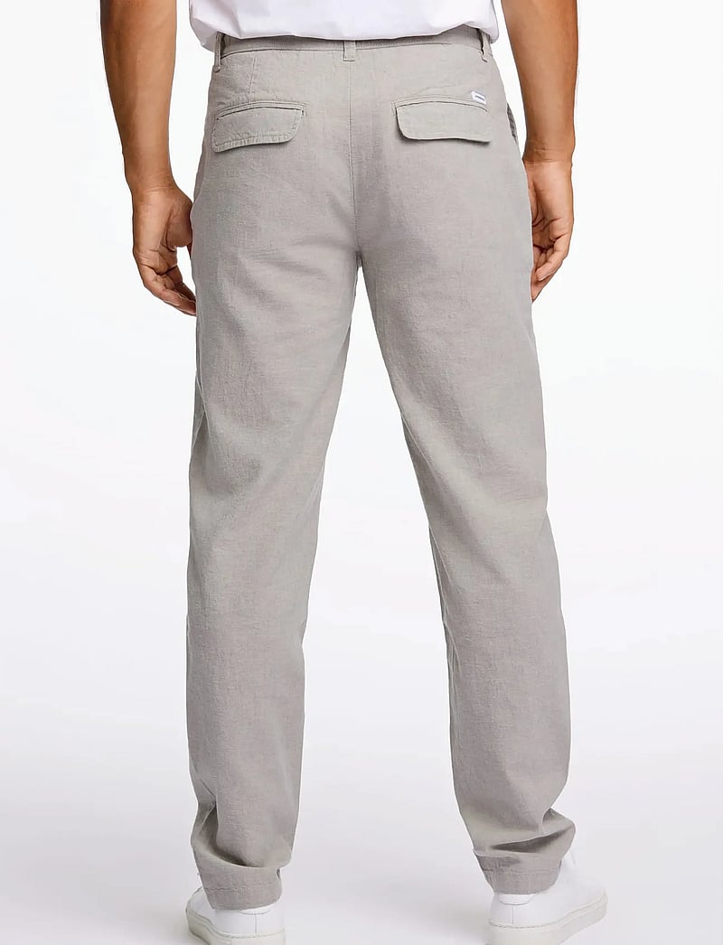 Lindbergh - Linen pants - linased püksid - grey - 4