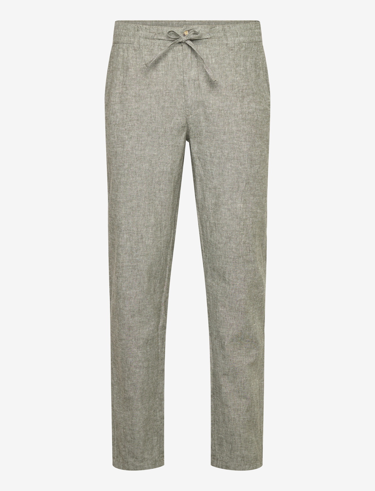 Lindbergh - Linen pants - trousers - lt army - 1