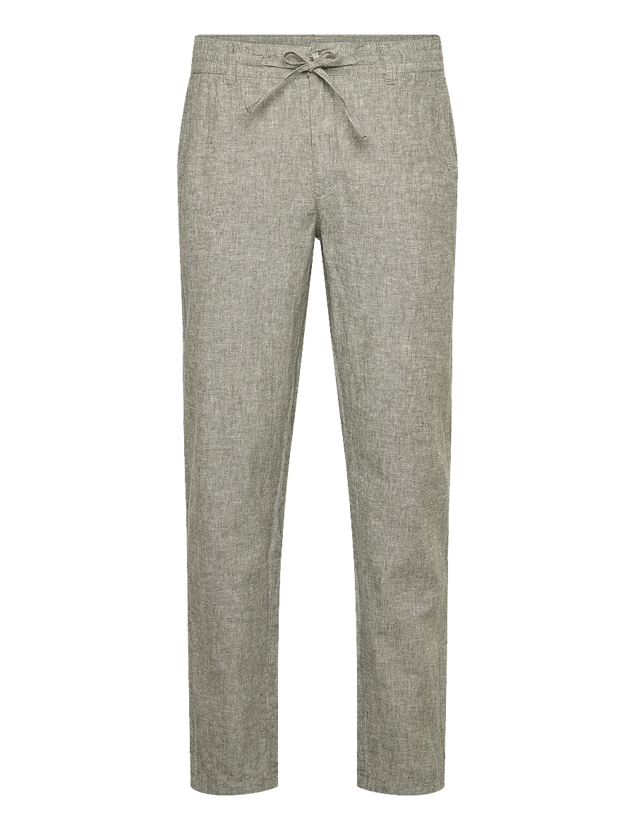 Lindbergh - Linen pants - linen trousers - lt army - 1