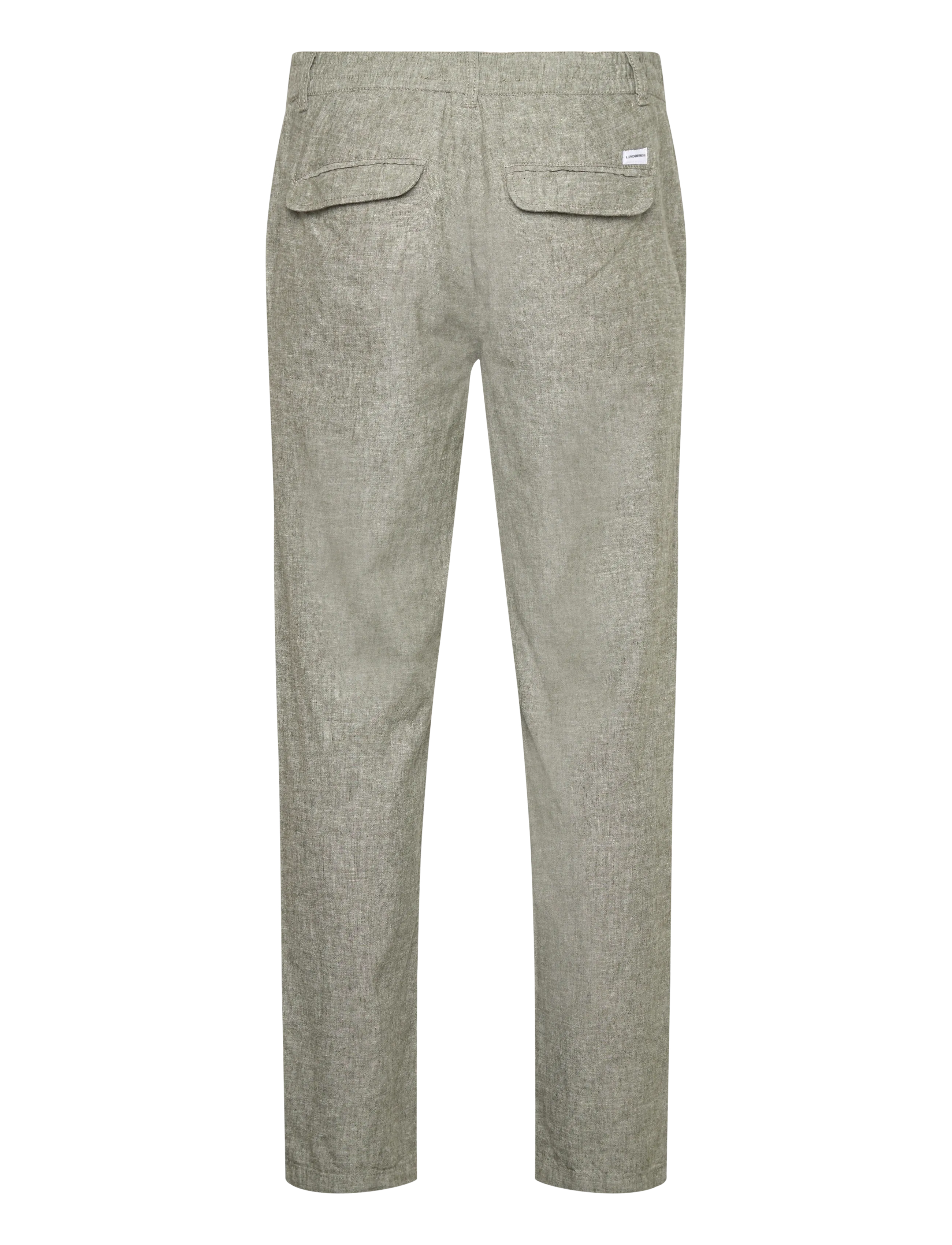 Lindbergh - Linen pants - linen trousers - lt army - 2
