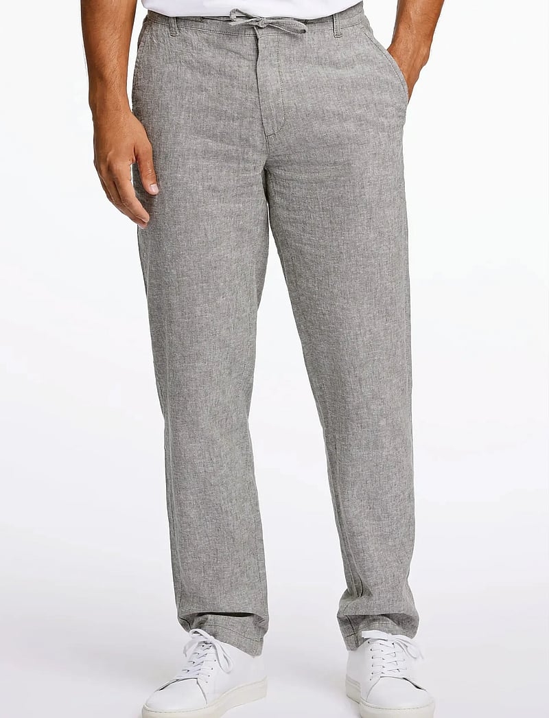 Lindbergh - Linen pants - trousers - lt army - 3
