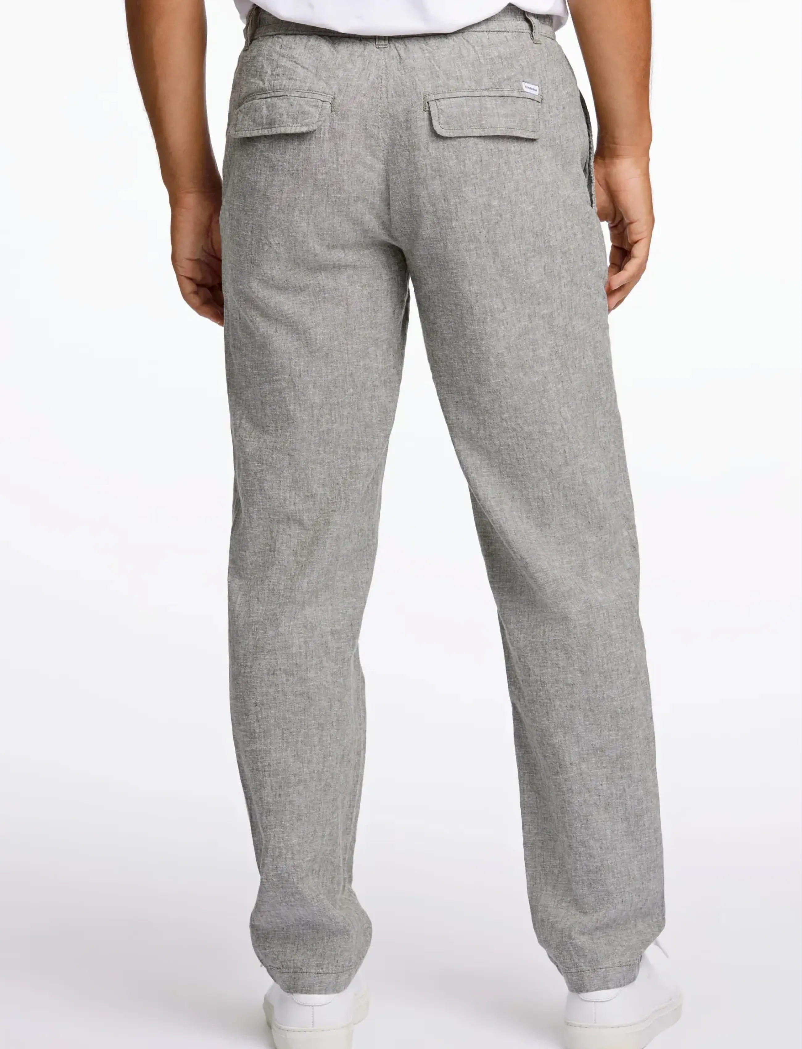 Lindbergh - Linen pants - linen trousers - lt army - 4