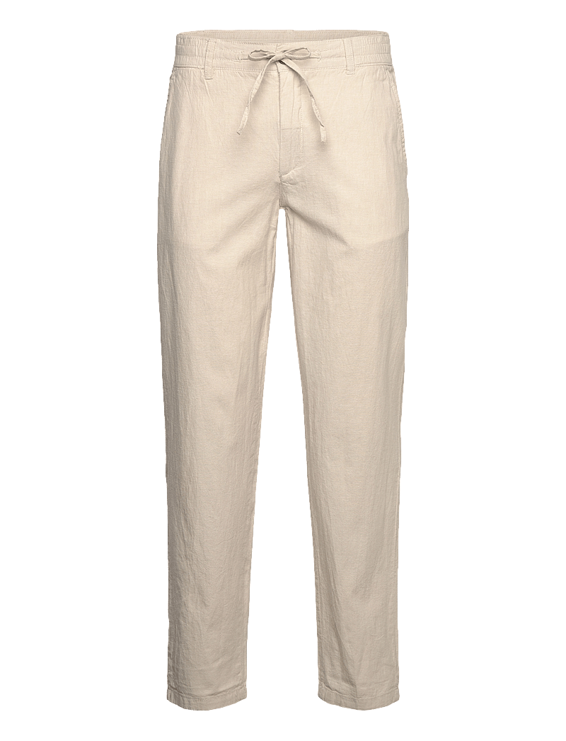 Lindbergh - Linen pants - leinenhosen - lt sand - 1