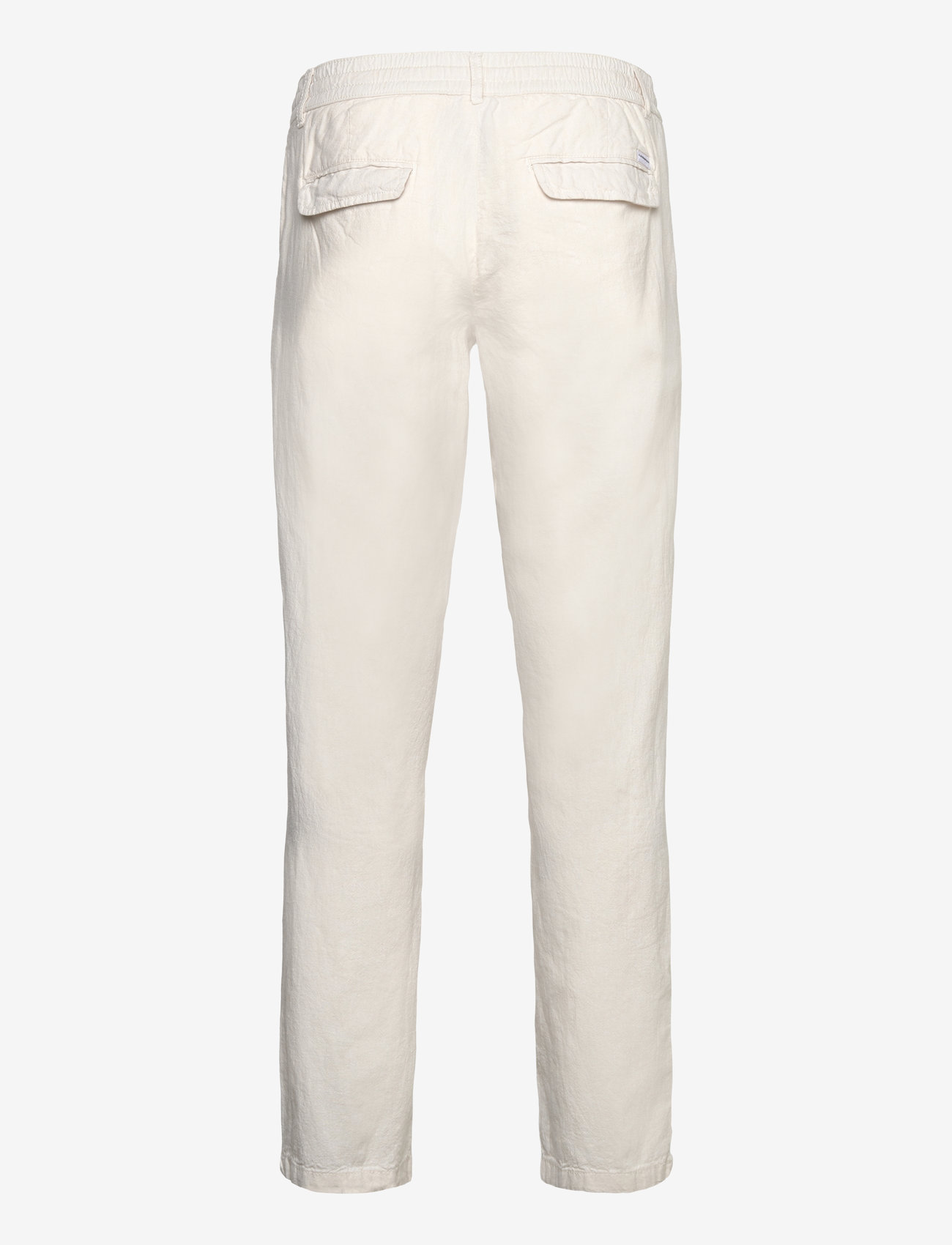 Lindbergh - Linen pants - efterårstøj - white - 2
