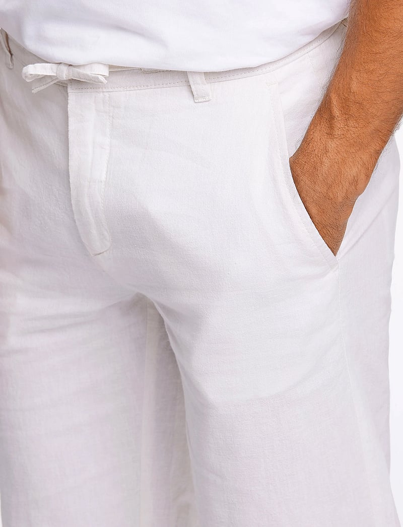 Lindbergh - Linen pants - leinenhosen - white - 5