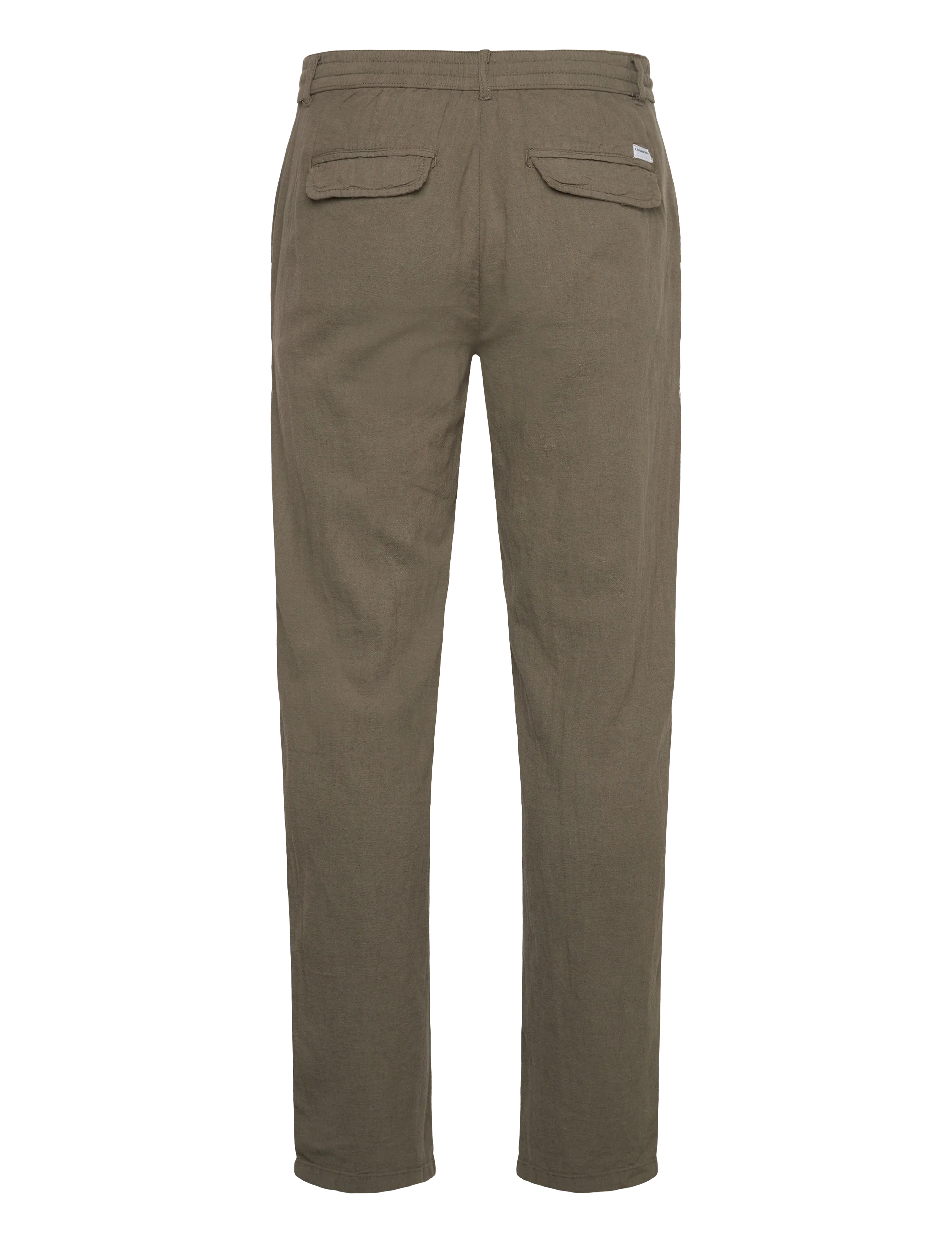 Lindbergh - Linen pants - hørbukser - army - 2