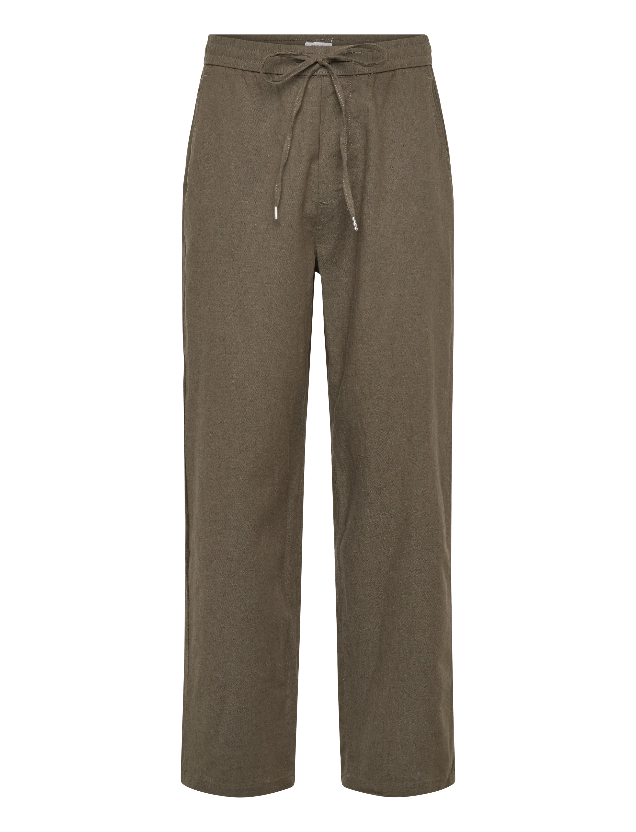 LINDBERGH Linen Wide Fit Hosen Khaki - S - Herren