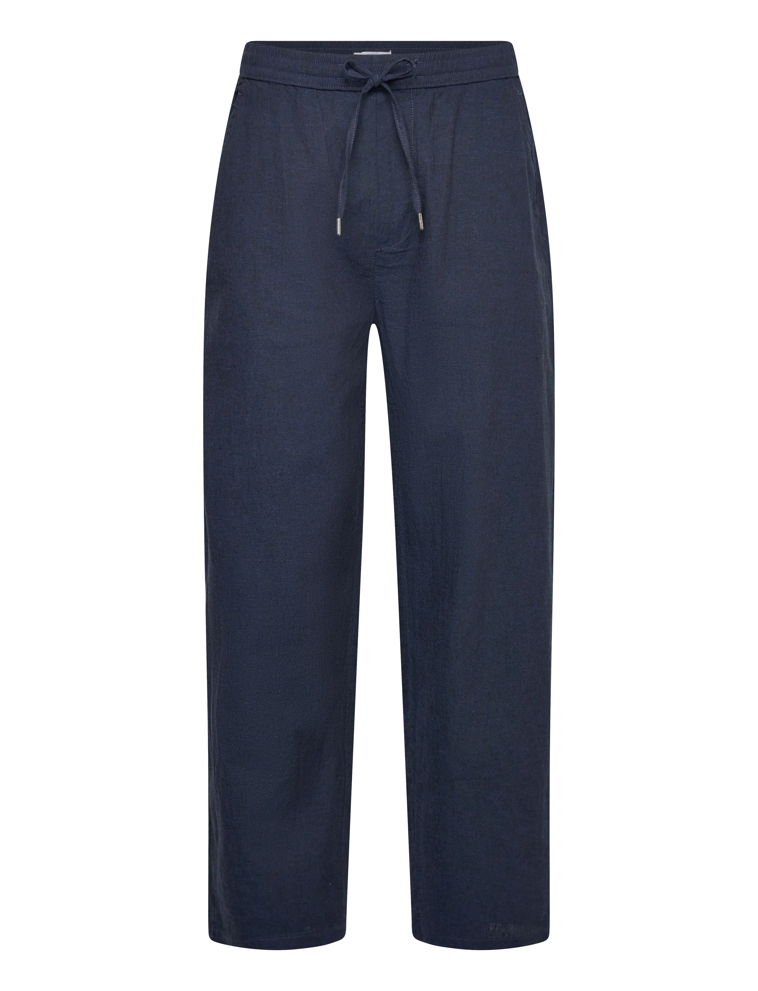 LINDBERGH Linen Wide Fit Hosen Navy - M - Herren