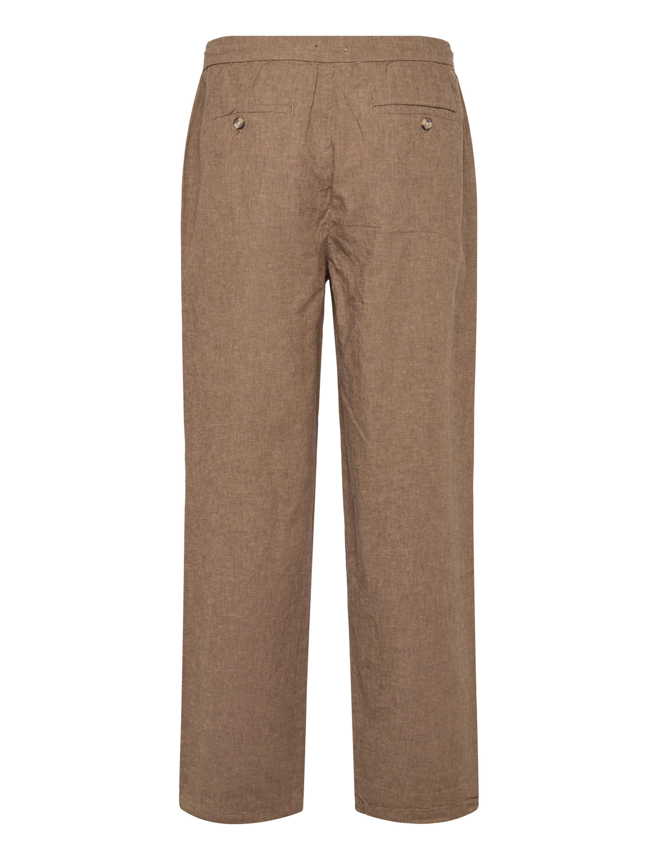 Lindbergh - Linen wide fit pants - linased püksid - dk stone - 2
