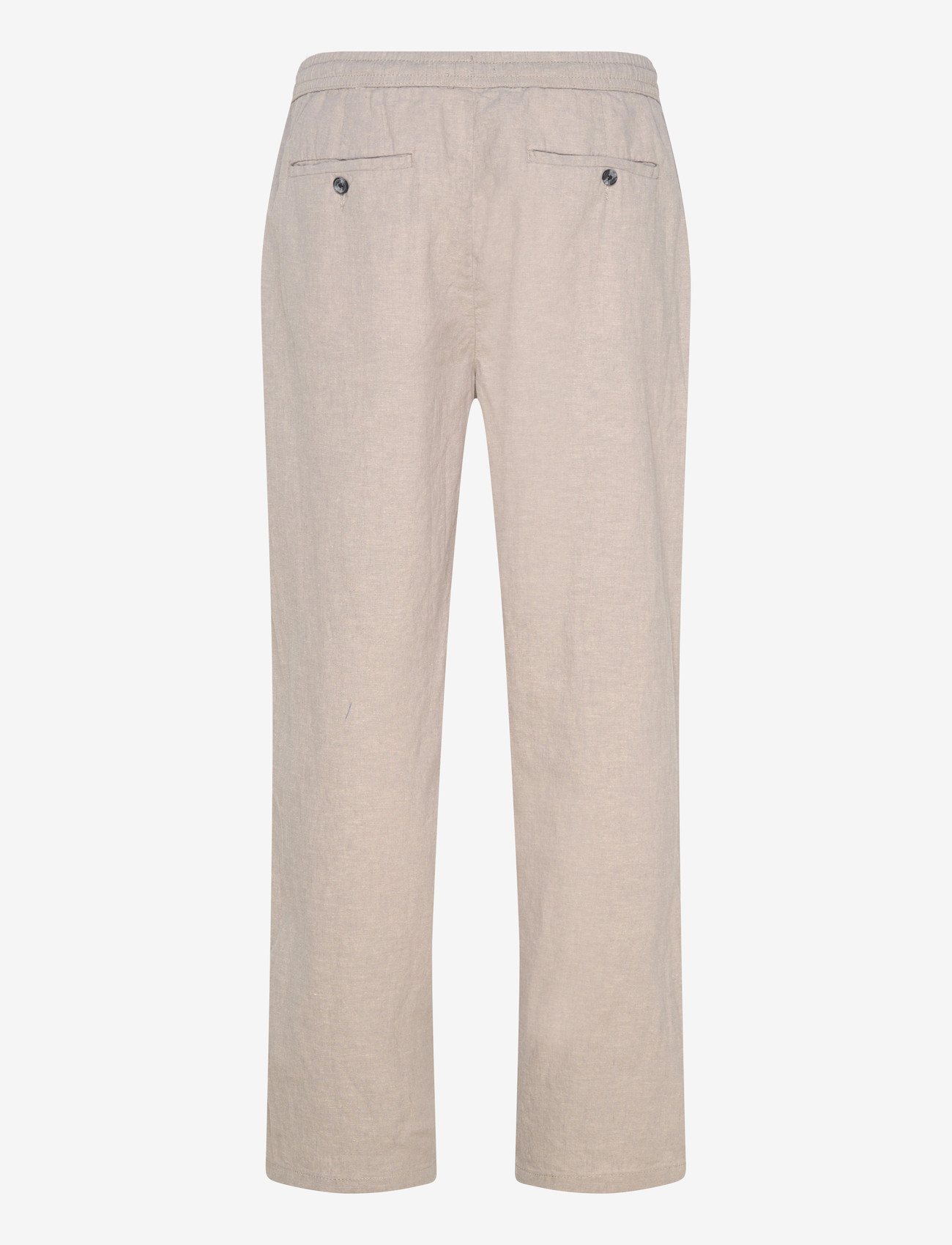 Lindbergh - Linen wide fit pants - linased püksid - grey - 2