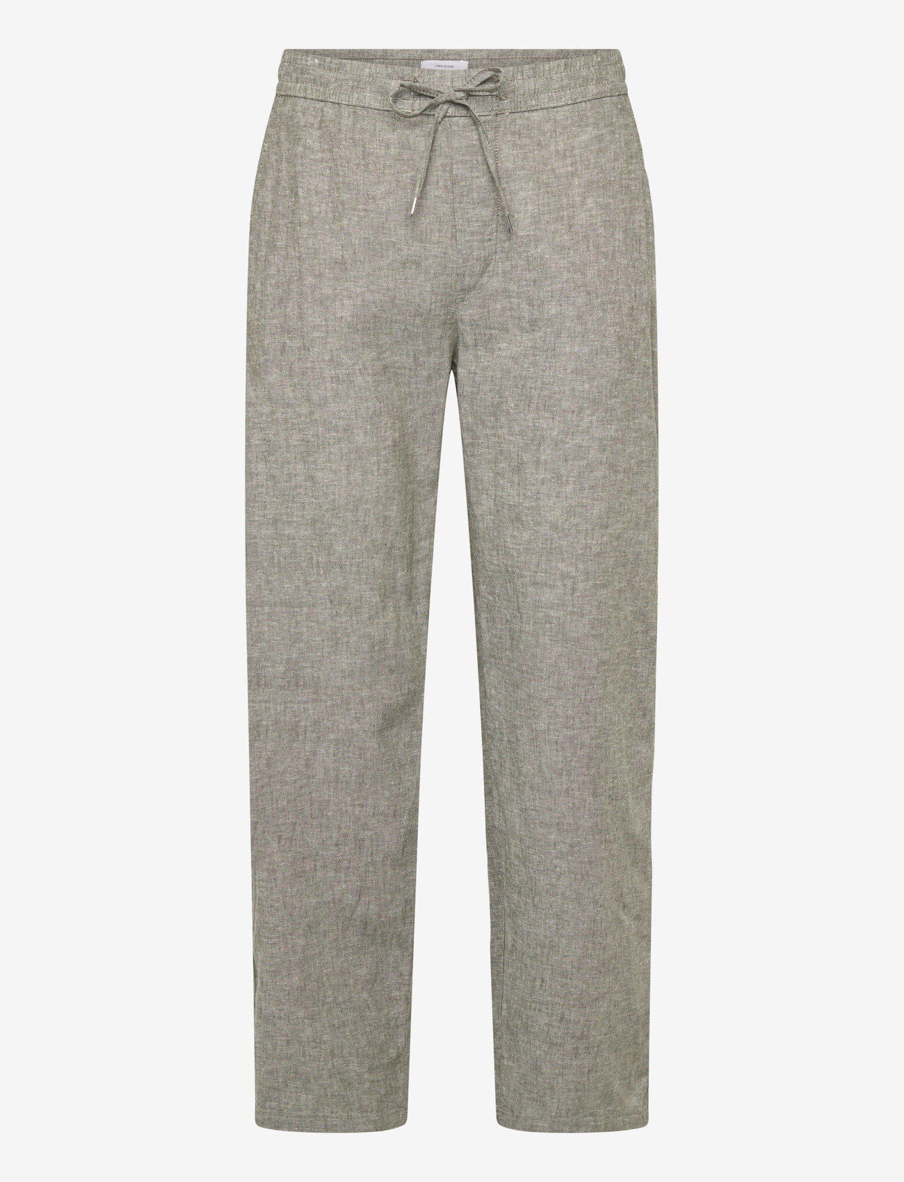 Lindbergh - Linen wide fit pants - linased püksid - lt army - 1