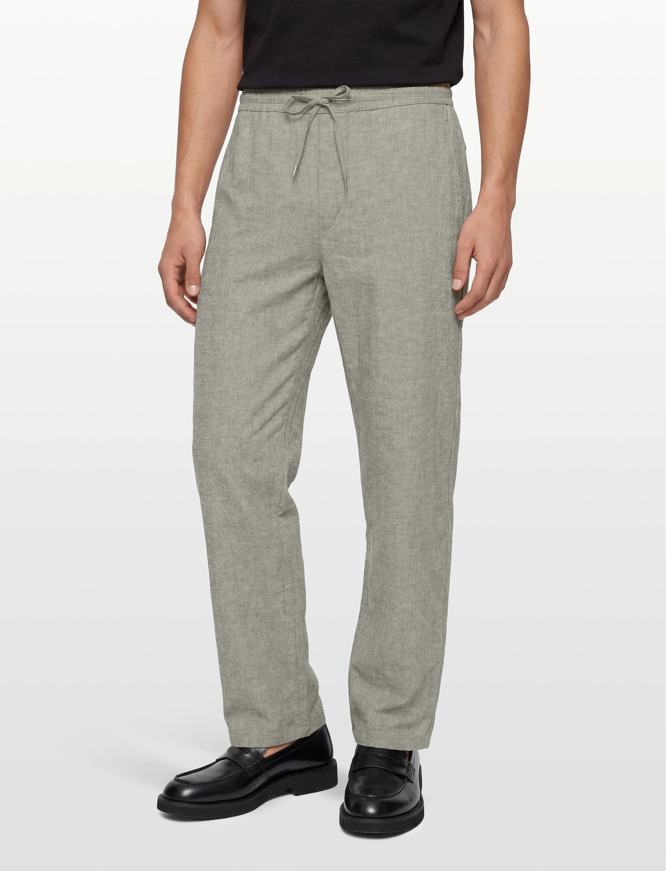 Lindbergh Linen Wide Fit Pants linnebyxor herr – bild 3