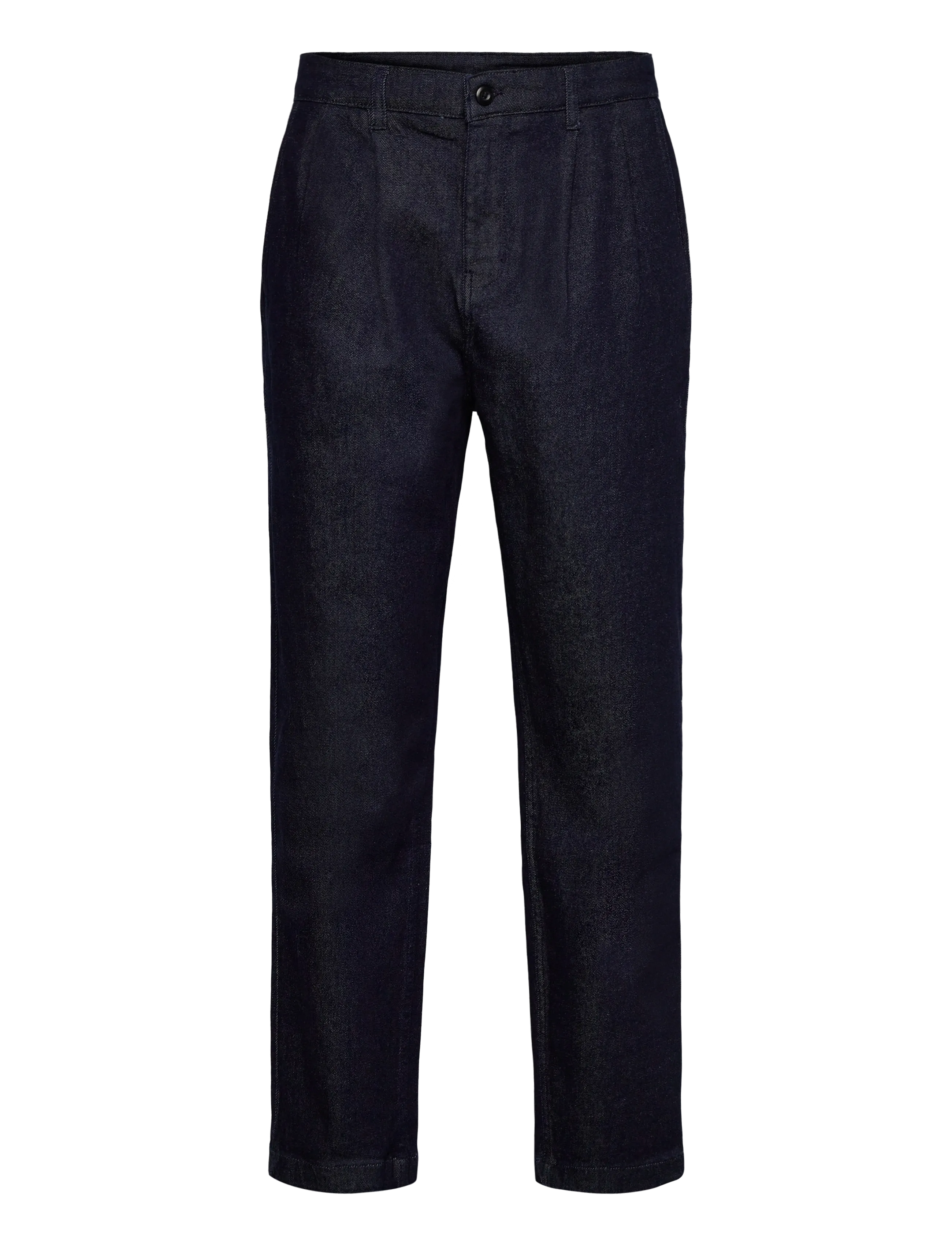 Indigo double pleat pants - INDIGO BLUE