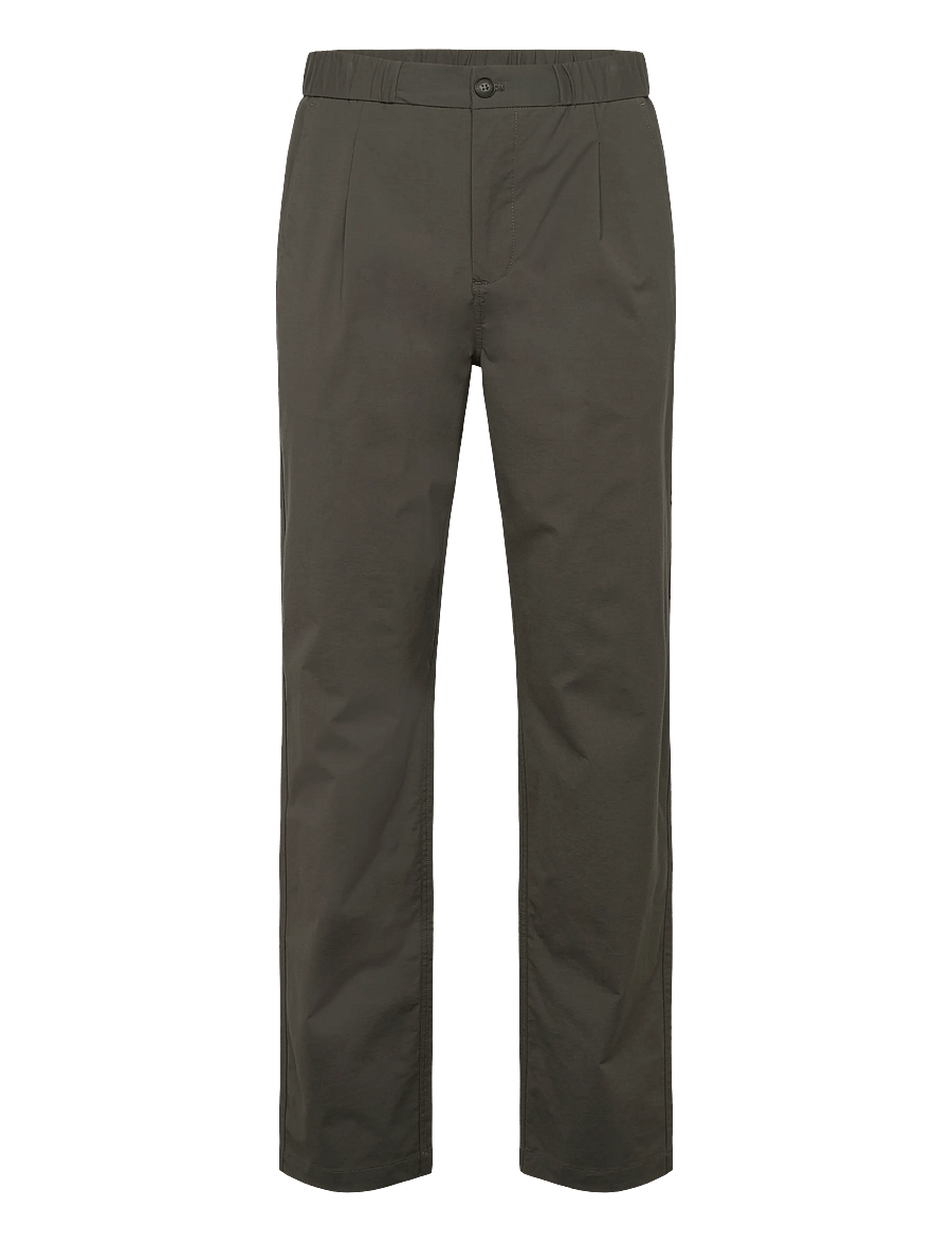 Lindbergh - Superflex paper touch pants - casual - dk army - 1