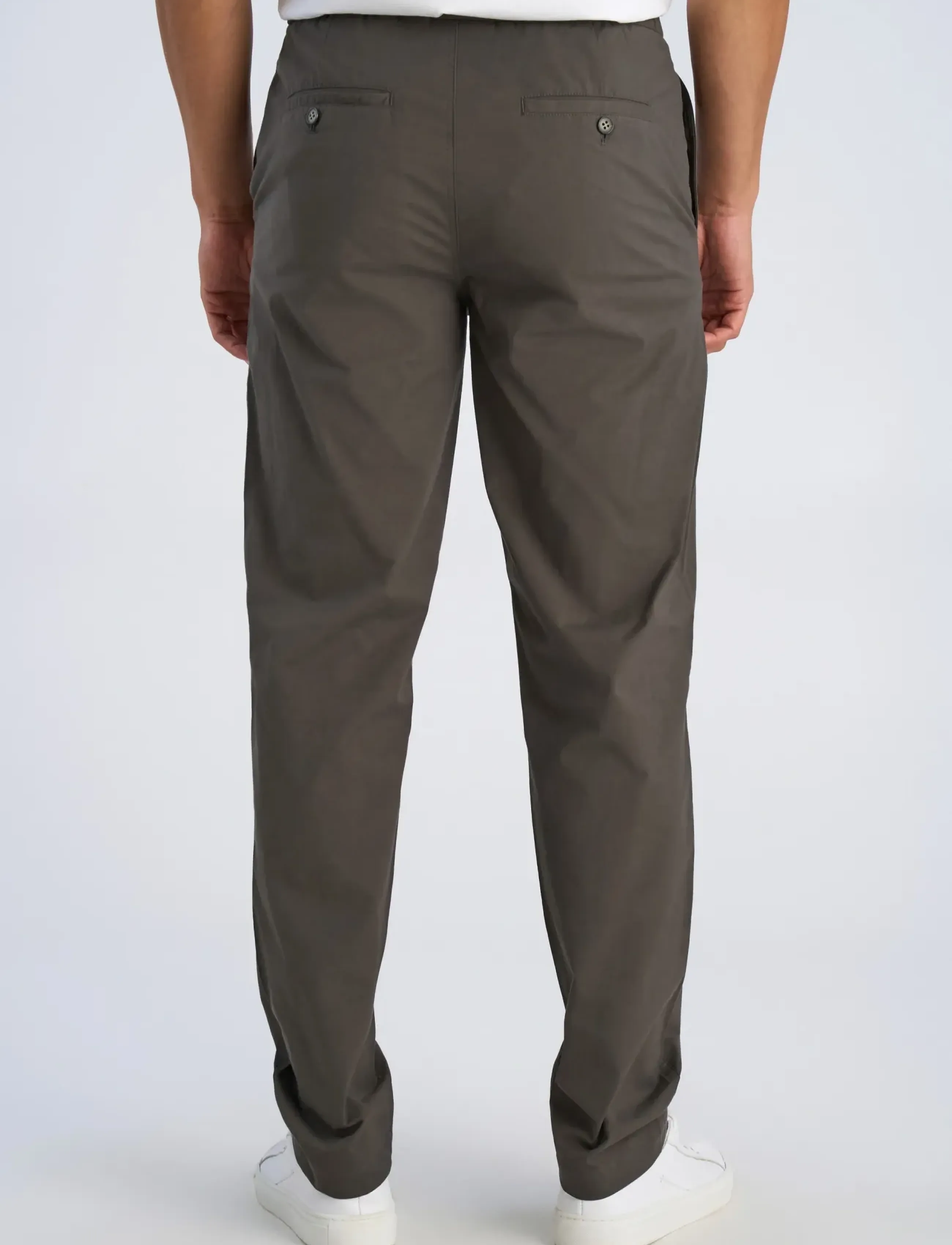 Lindbergh - Superflex paper touch pants - mehed - dk army - 4