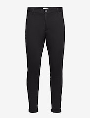 Lindbergh - Superflex knitted cropped pant - chinos - black - 0