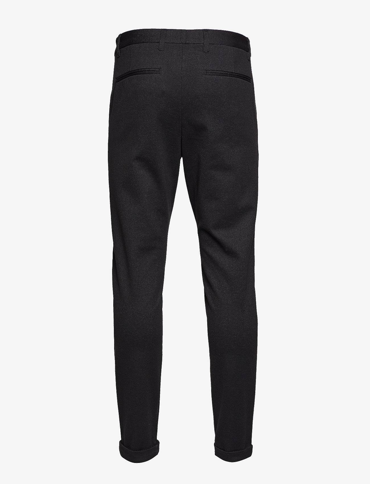 Lindbergh - Superflex knitted cropped pant - chinos - black - 1