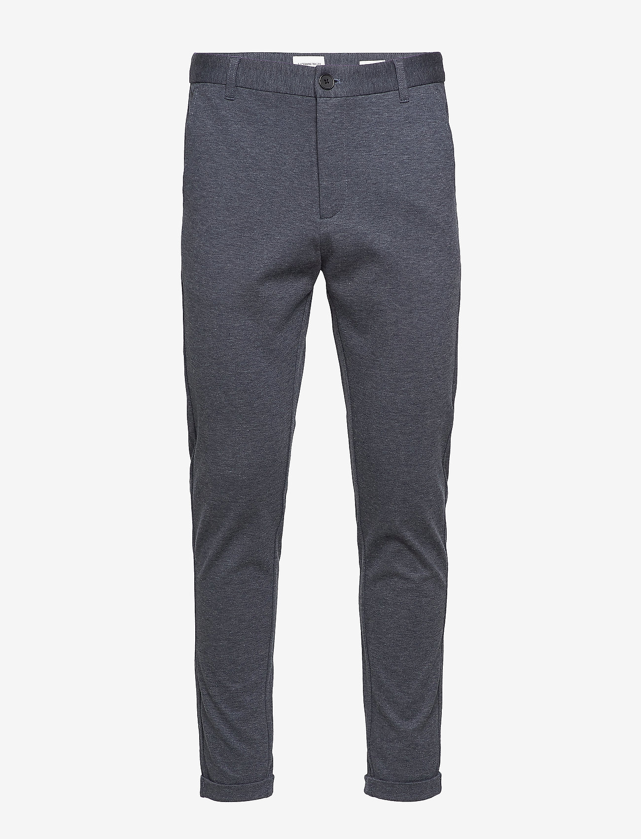 Lindbergh - Superflex knitted cropped pant - chinos - blue mix - 0