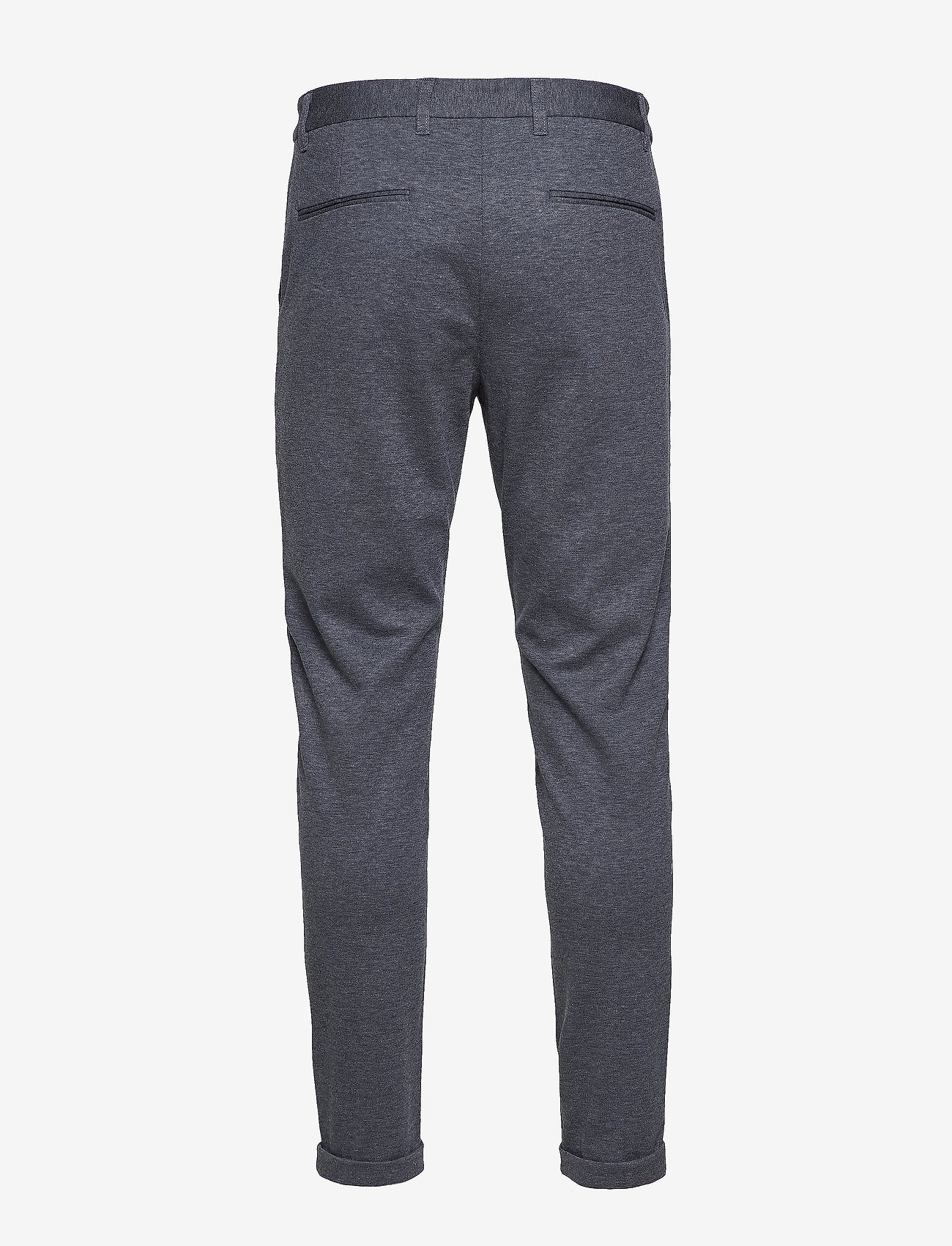 Lindbergh - Superflex knitted cropped pant - chinos - blue mix - 1