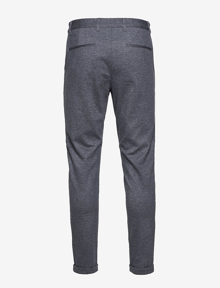 Lindbergh - Superflex knitted cropped pantSuperflex knitted cropped pant - casual byxor - blue mix - 2