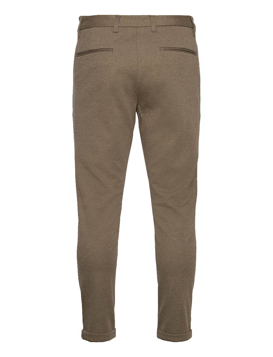 Lindbergh - Superflex knitted cropped pant - casual bukser - deep sand mix - 2