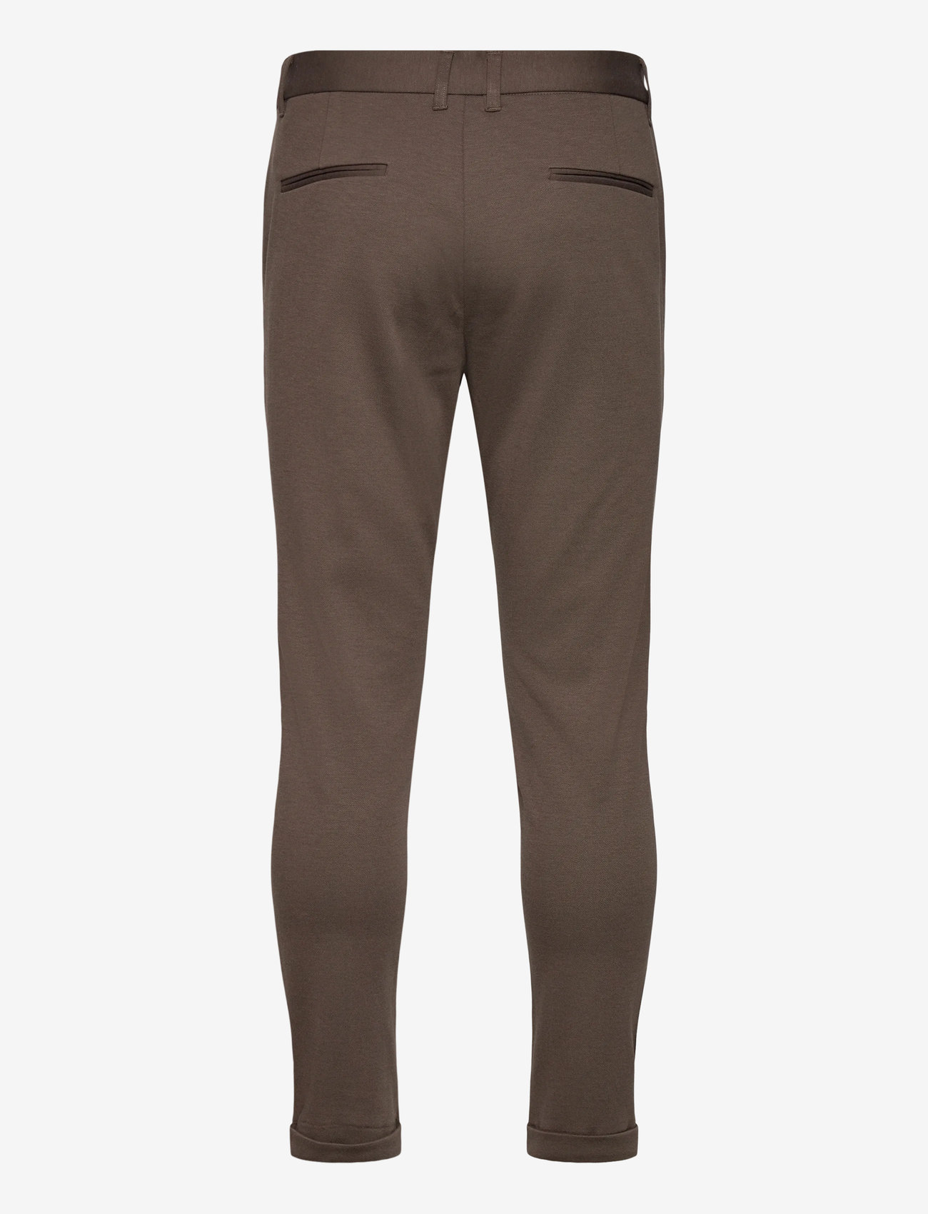 Lindbergh - Superflex knitted cropped pant - casual byxor - dk army - 2