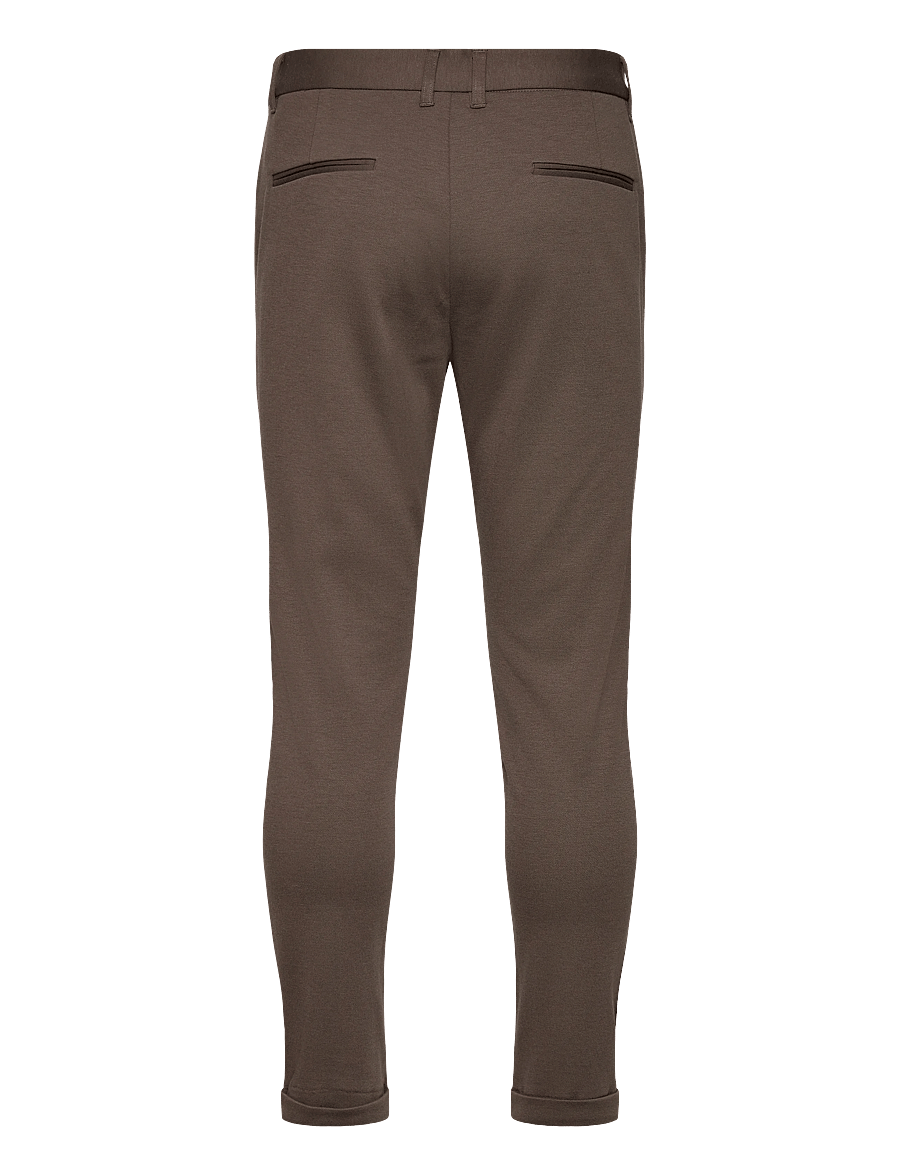 Lindbergh - Superflex knitted cropped pant - freizeithosen - dk army - 2