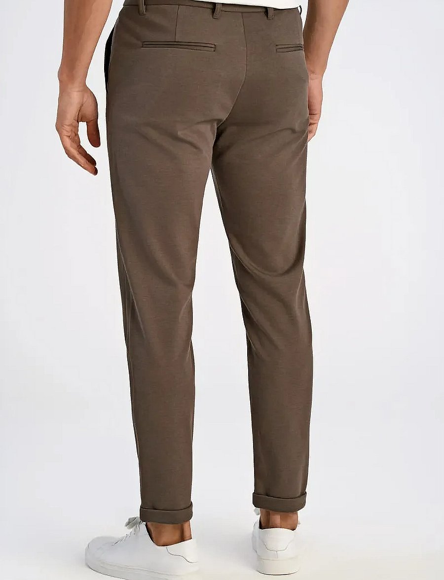 Lindbergh - Superflex knitted cropped pant - freizeithosen - dk army - 3