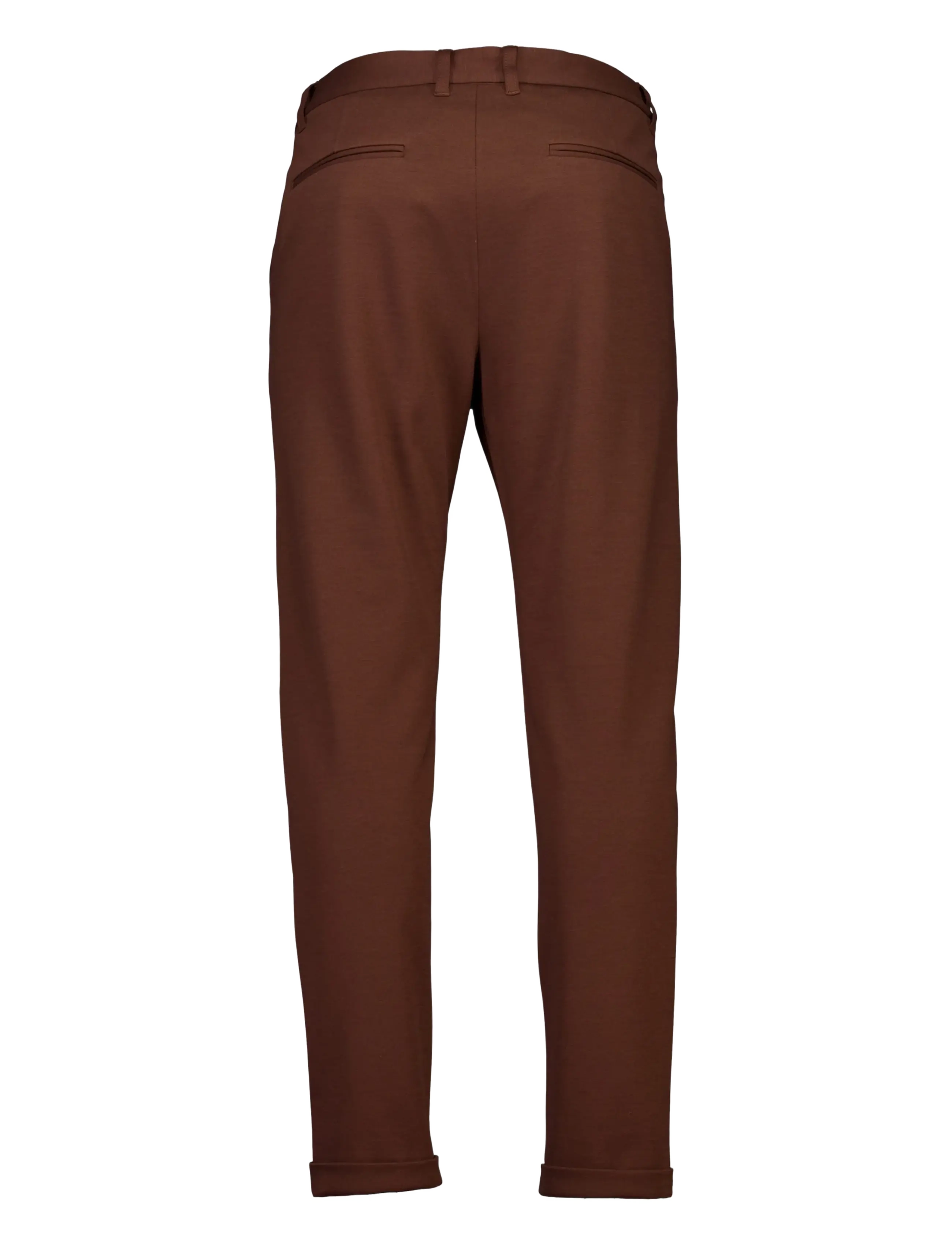 Lindbergh - Superflex knitted cropped pant - freizeithosen - dk brown - 2