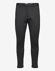 Lindbergh - Superflex knitted cropped pant - chinos - dk grey mix - 0