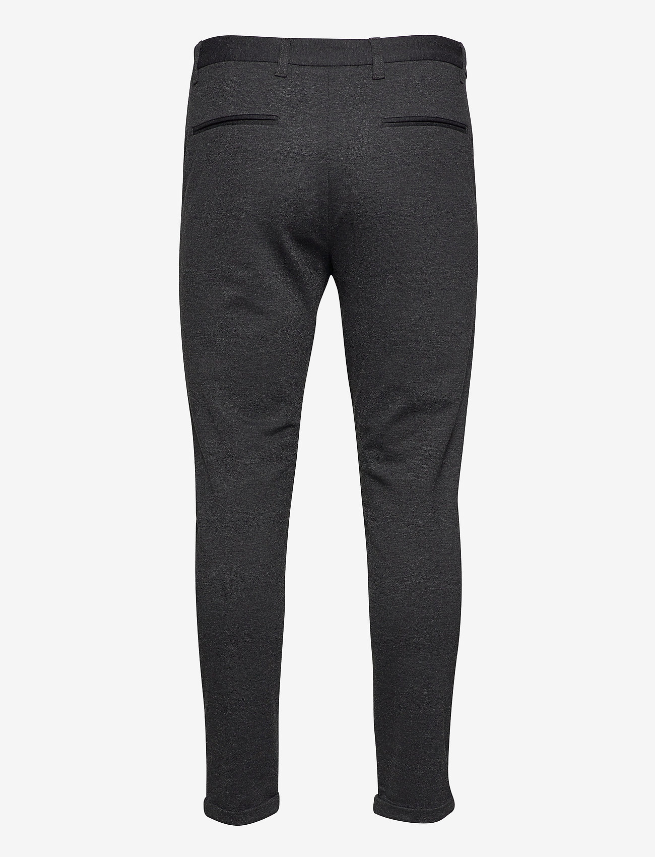 Lindbergh - Superflex knitted cropped pant - casual - dk grey mix - 2