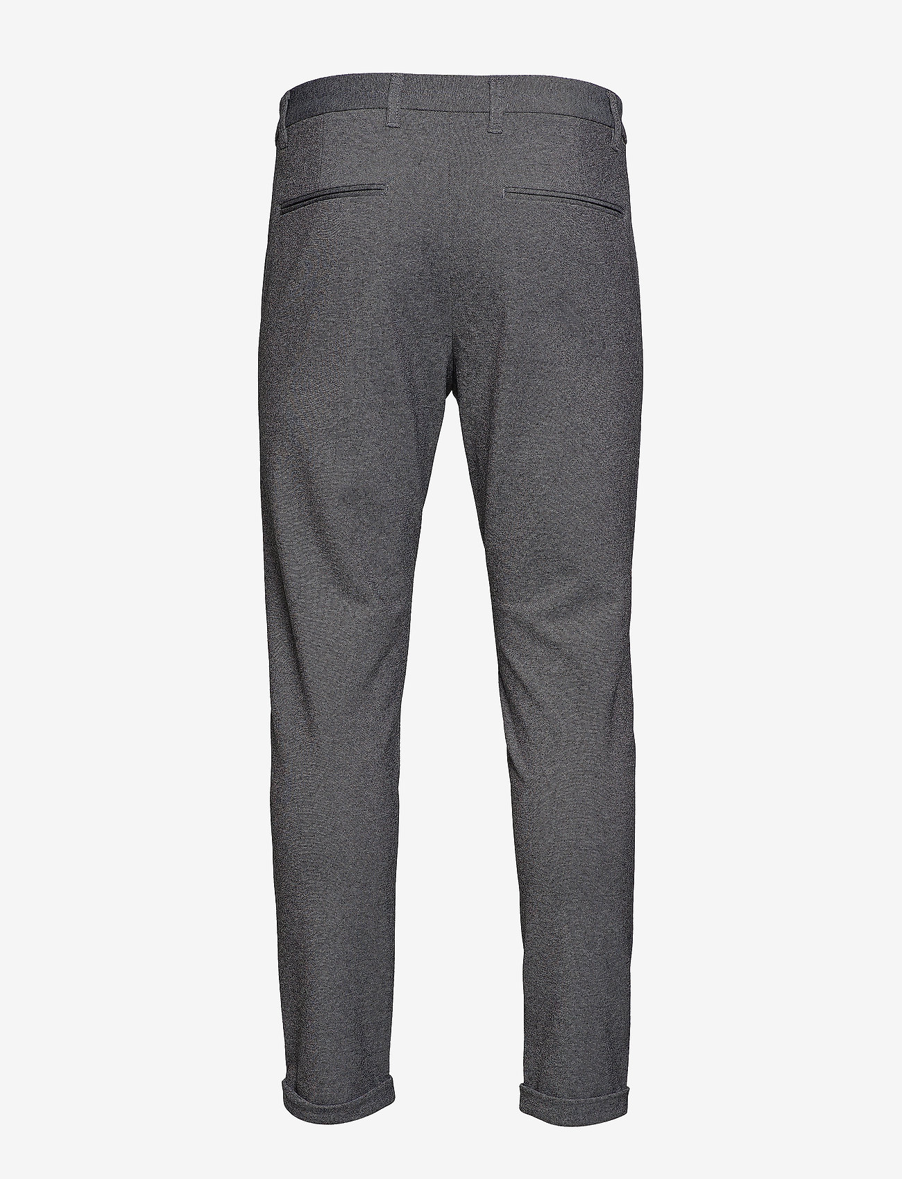 Lindbergh - Superflex knitted cropped pant - „chino“ stiliaus kelnės - grey mix - 1
