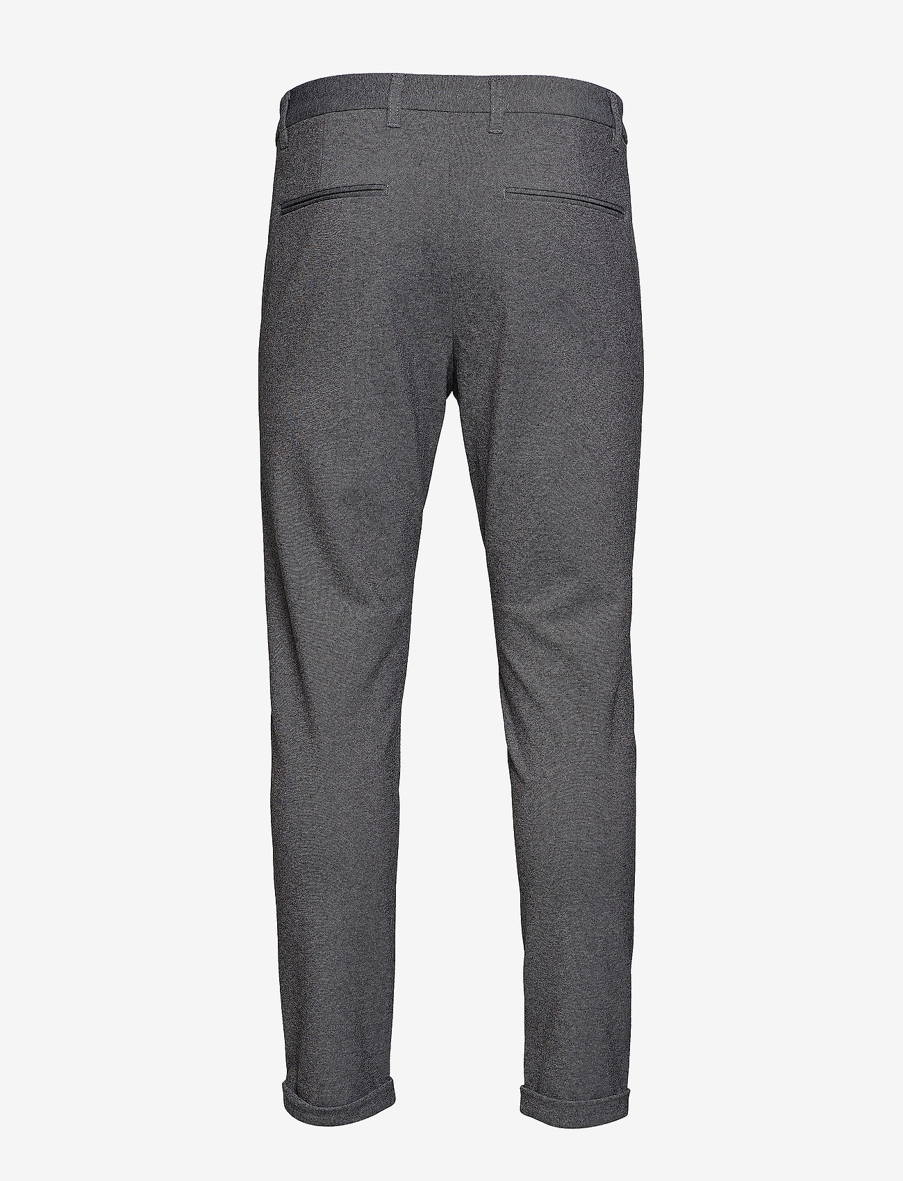 Lindbergh - Superflex knitted cropped pant - casual bukser - grey mix - 2